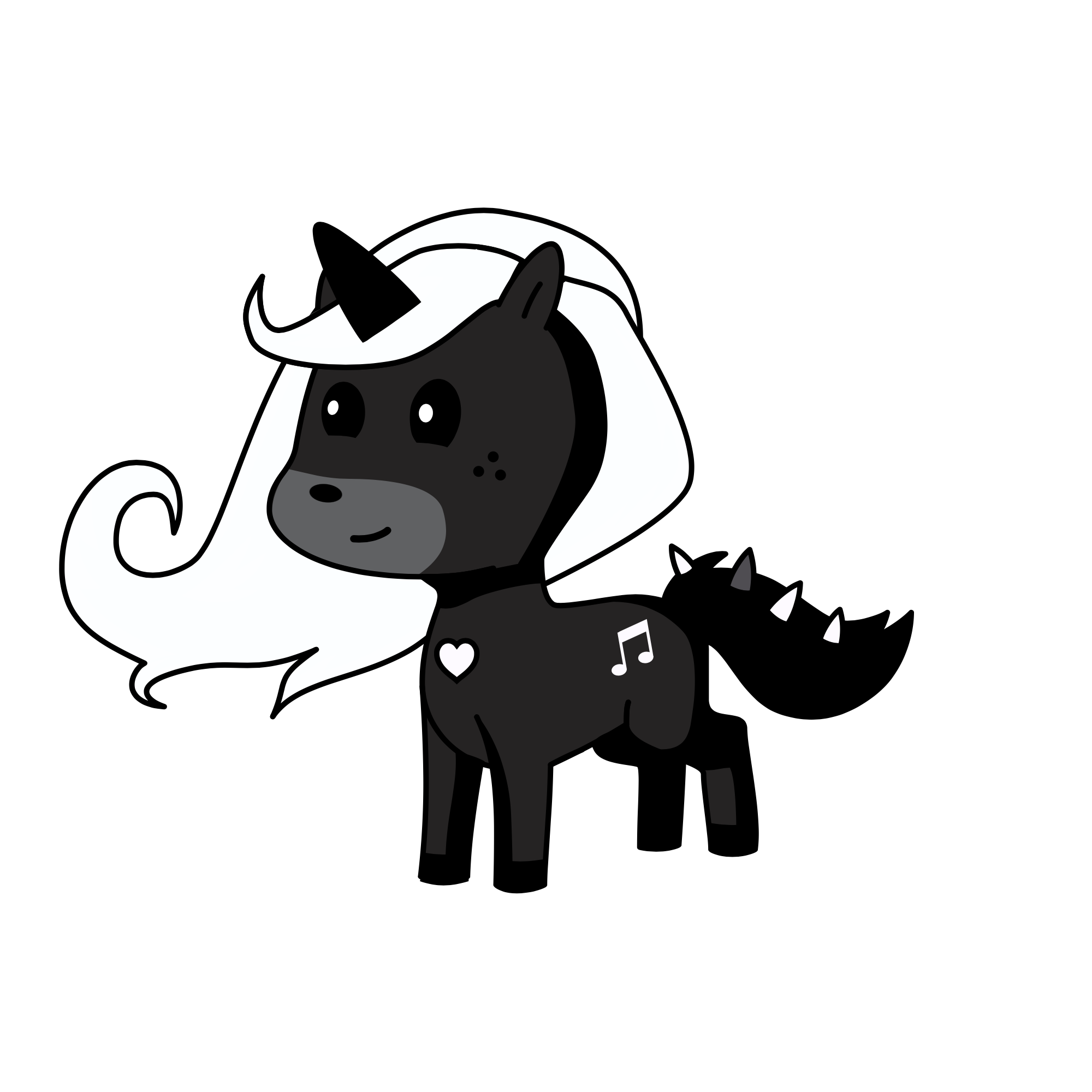 Luna, the unicorn