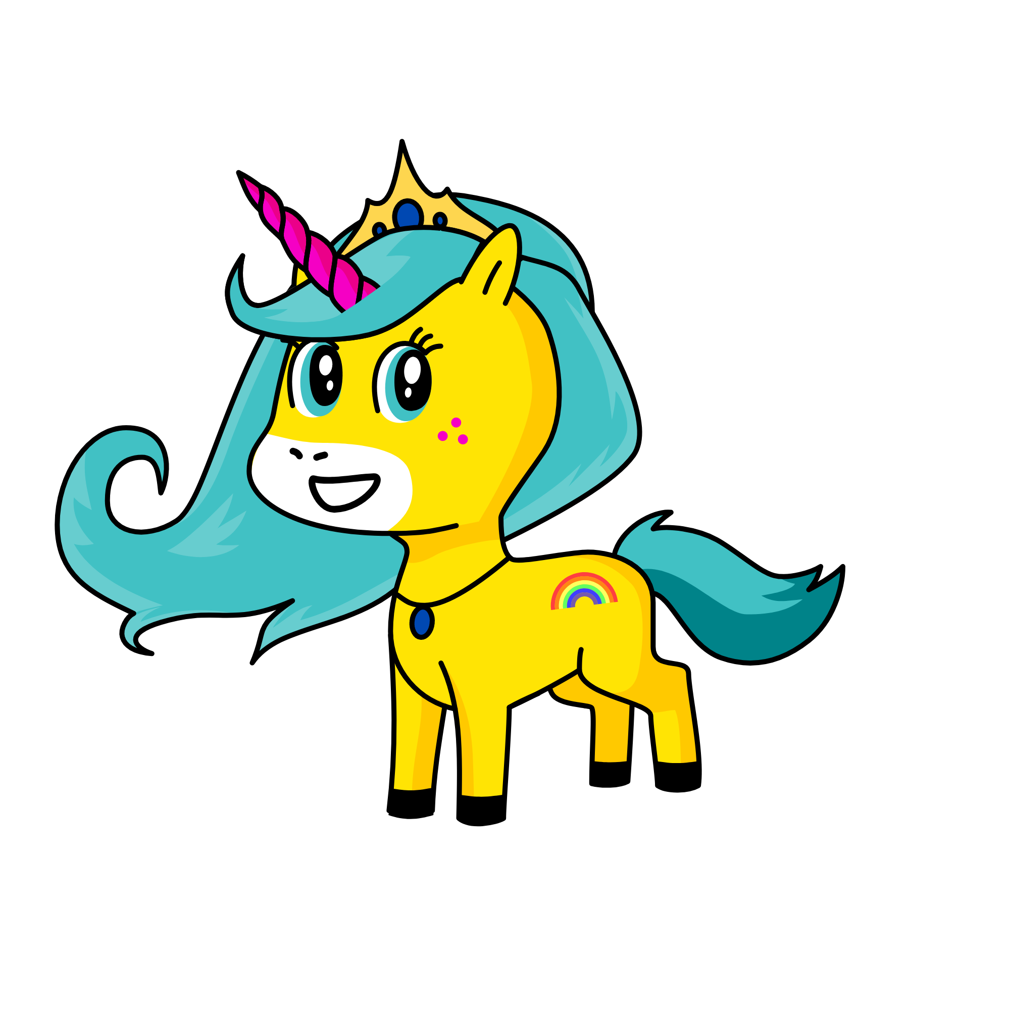 Princess Sparkle, Destroyer of worlds, the unicorn