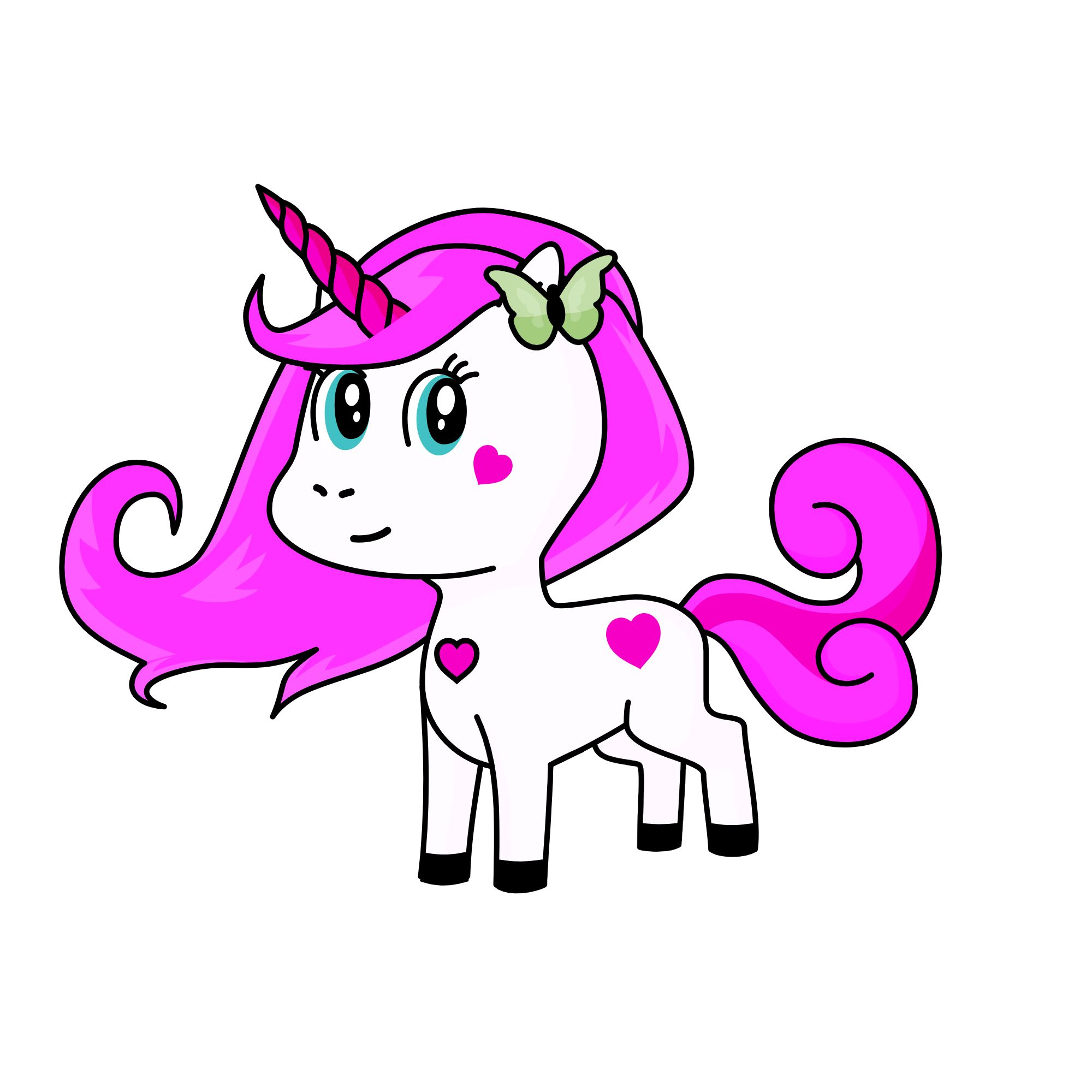 Heartie, the unicorn