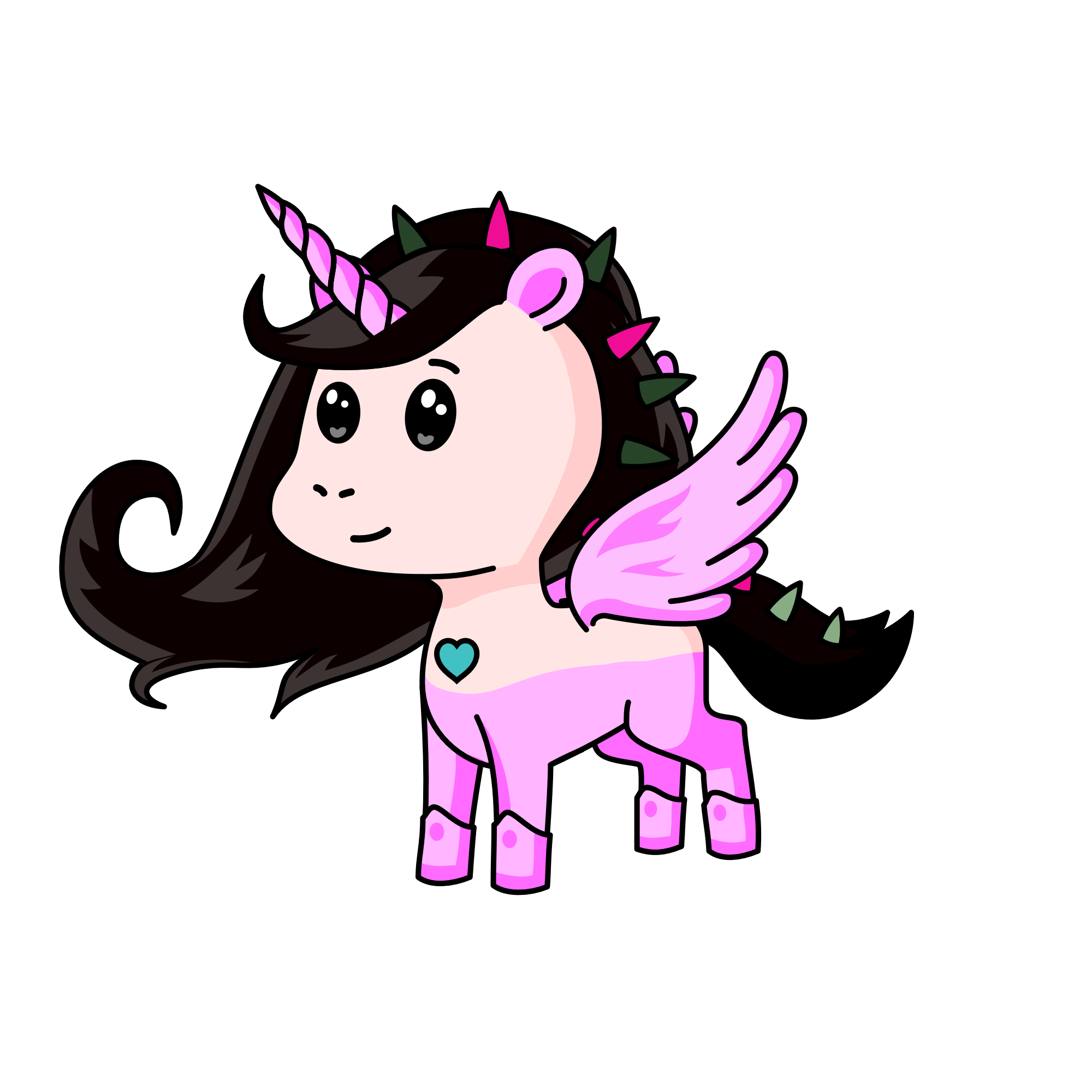 Emme, the unicorn