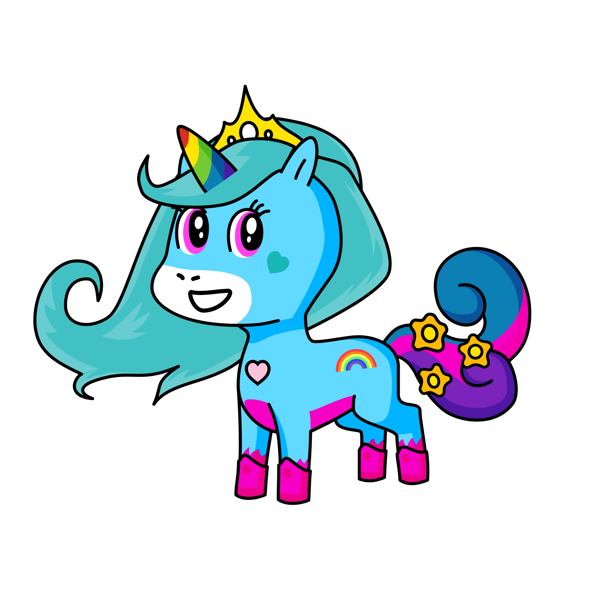 amber, the unicorn
