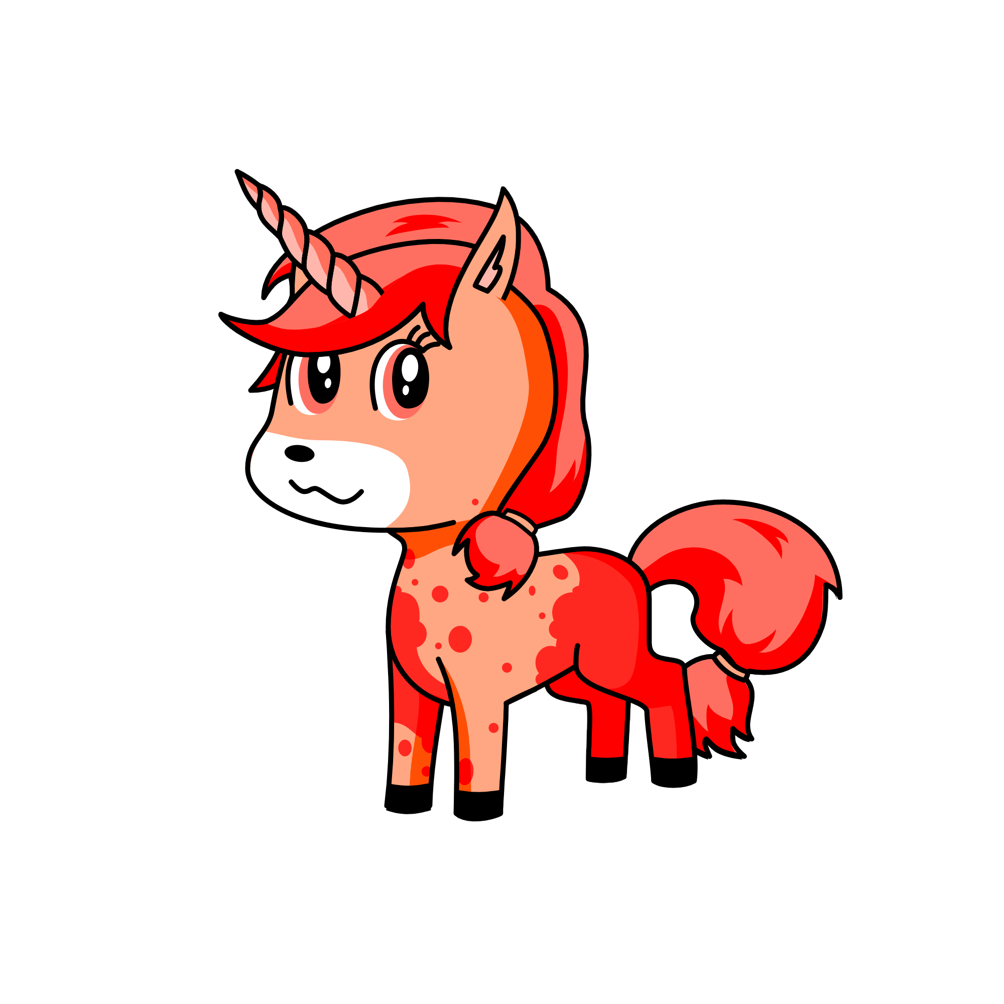 coral, the unicorn