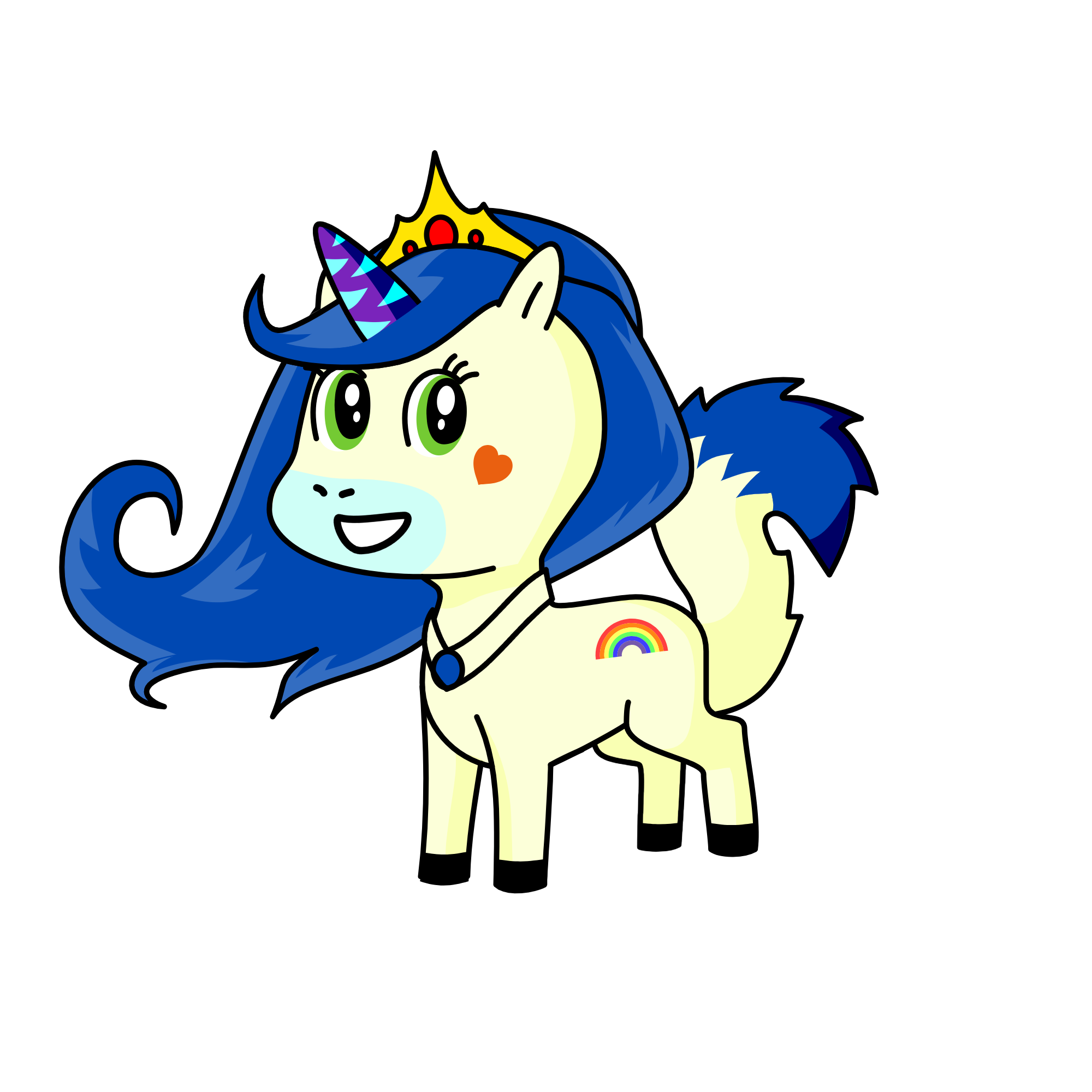 crystal, the unicorn