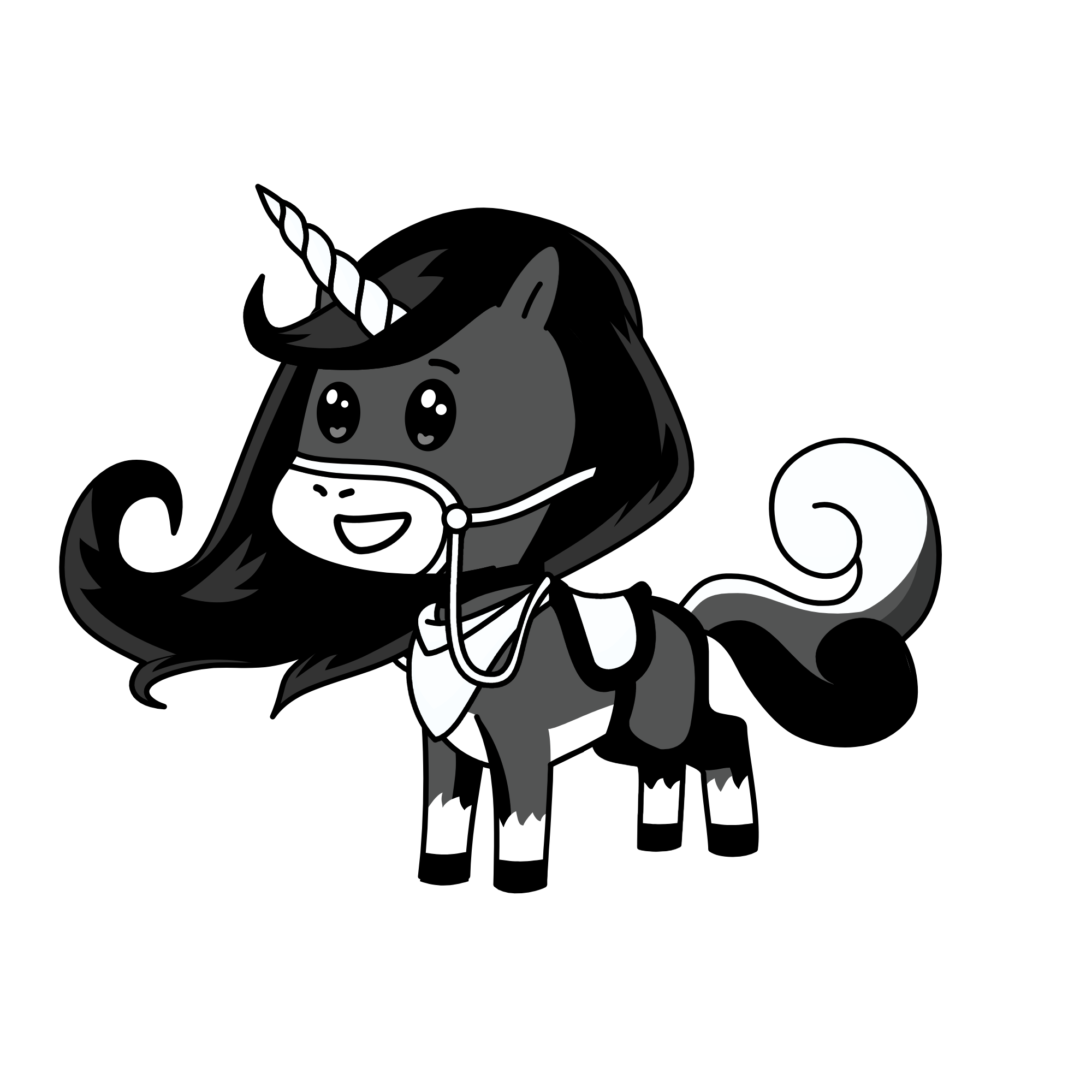 Raven, the unicorn
