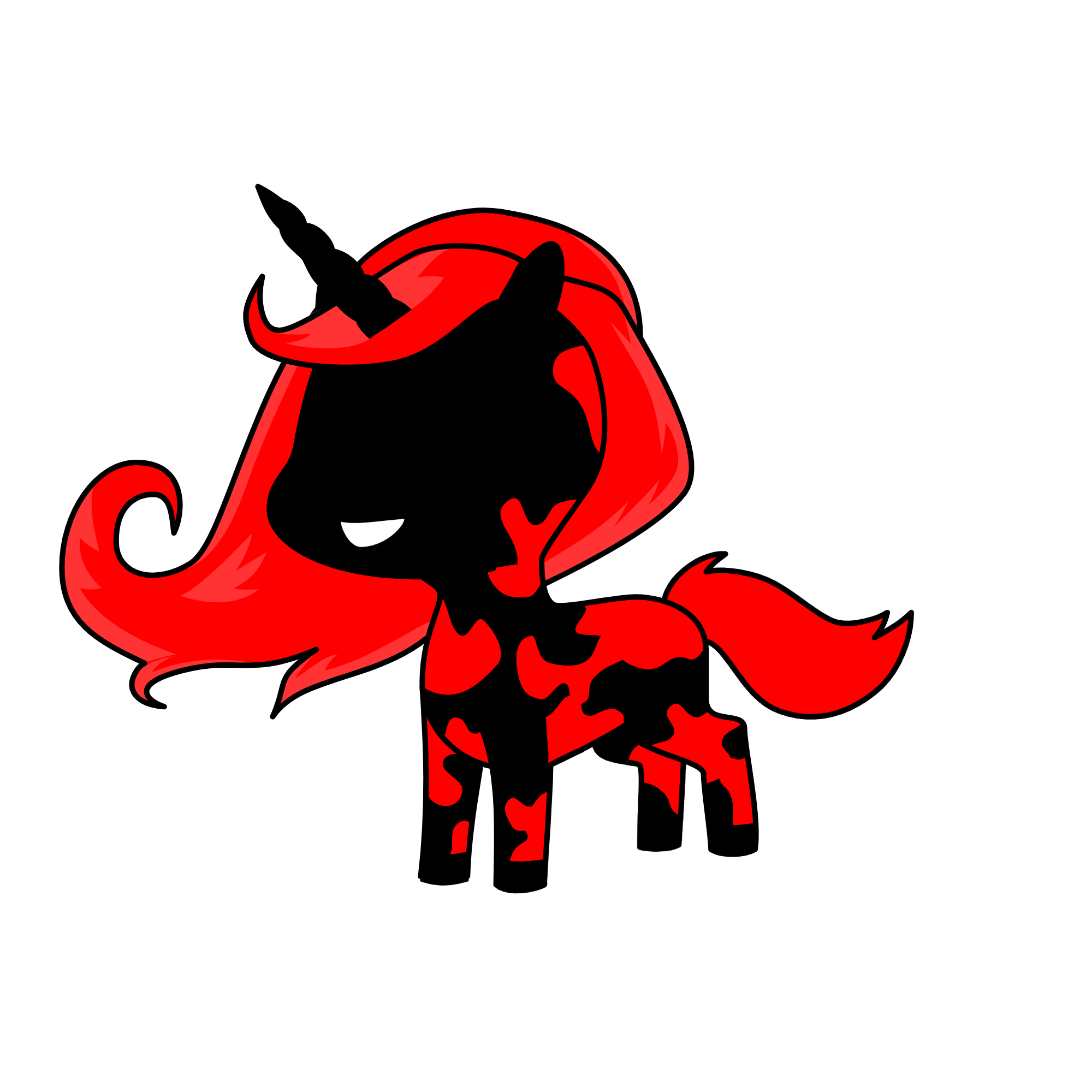 Shadow Weaver, the unicorn