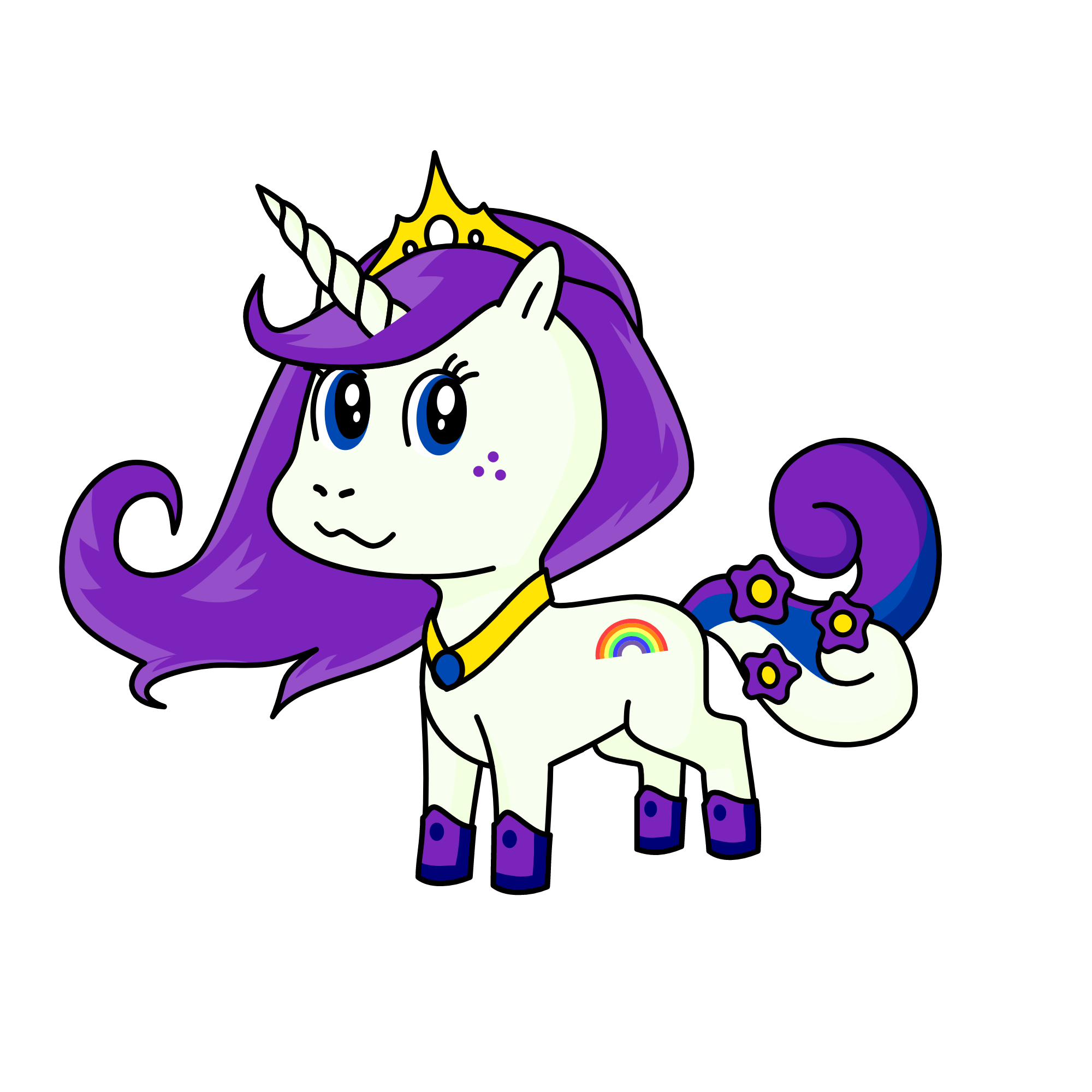 Royal Candy Floss, the unicorn