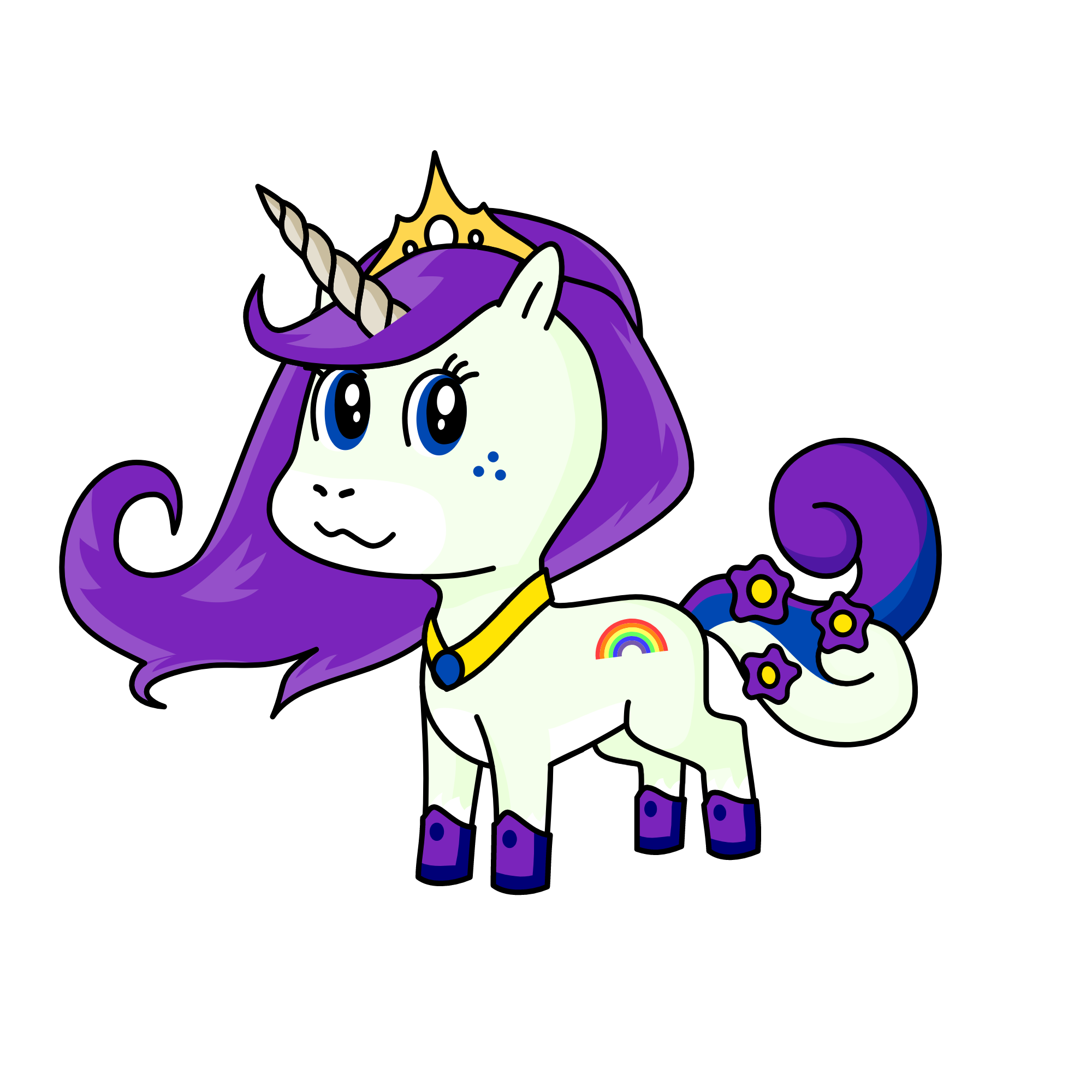 Royal Sparkle, the unicorn