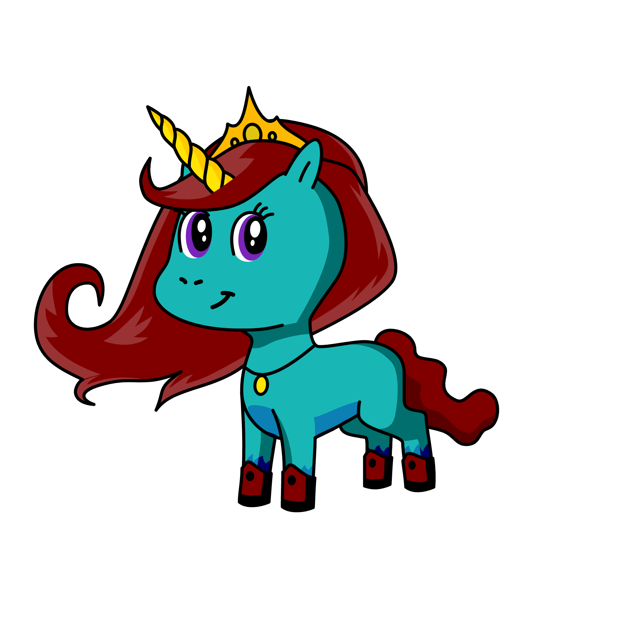 Queen Nivea, the unicorn