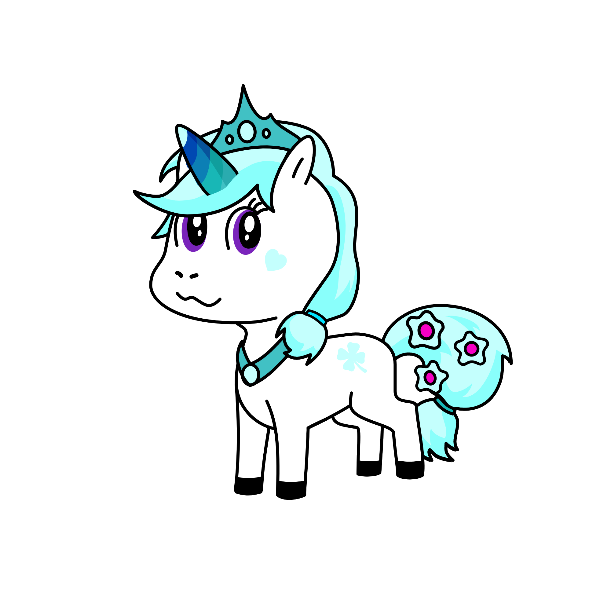 crystal, the unicorn