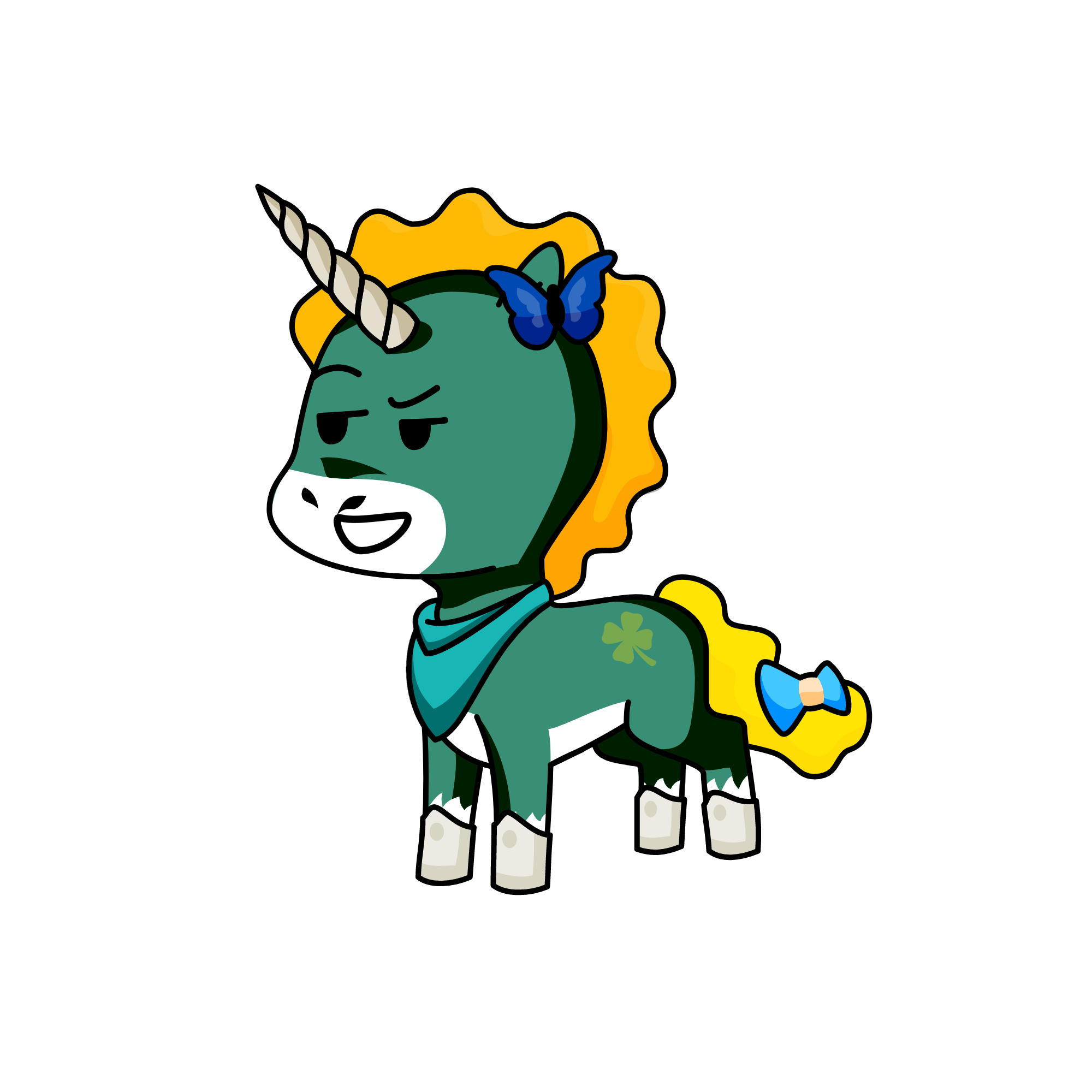 Albertina, the unicorn