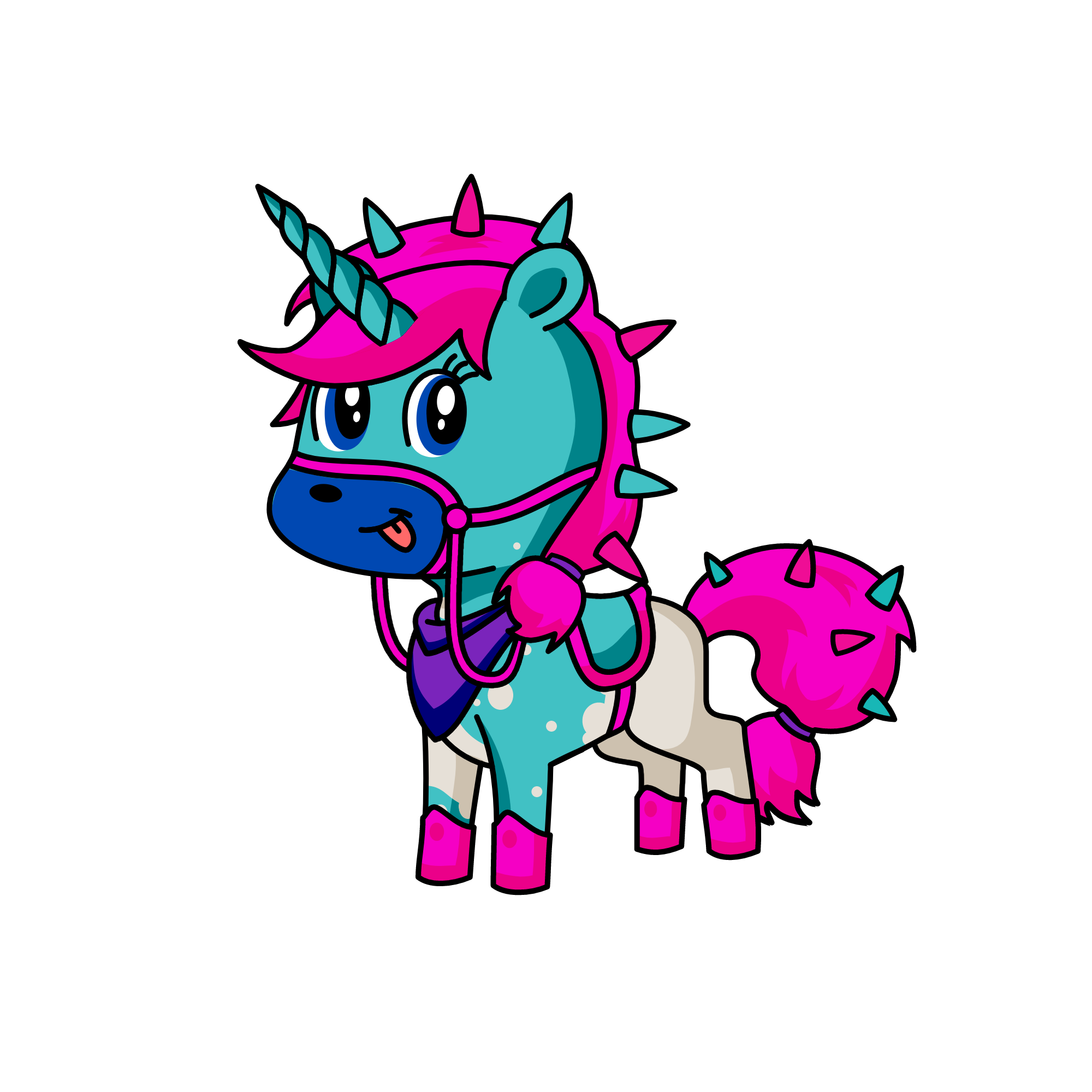 snowy, the unicorn