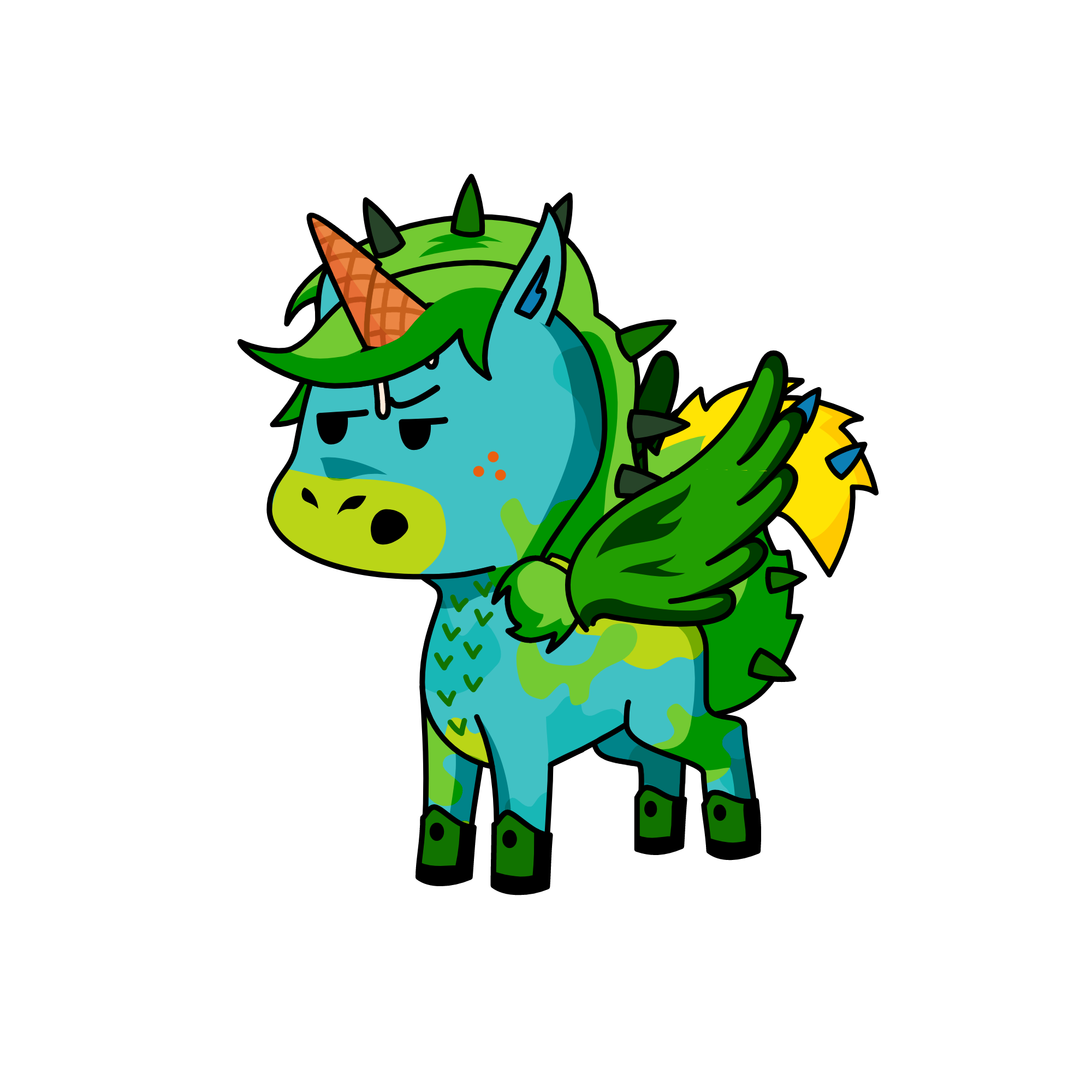 Ugly, the unicorn