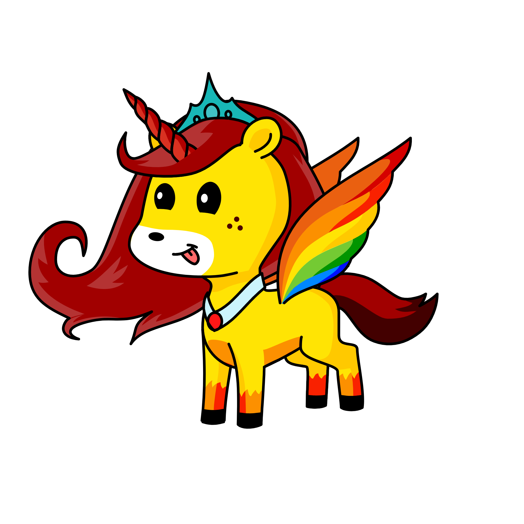 Wellercone, the unicorn