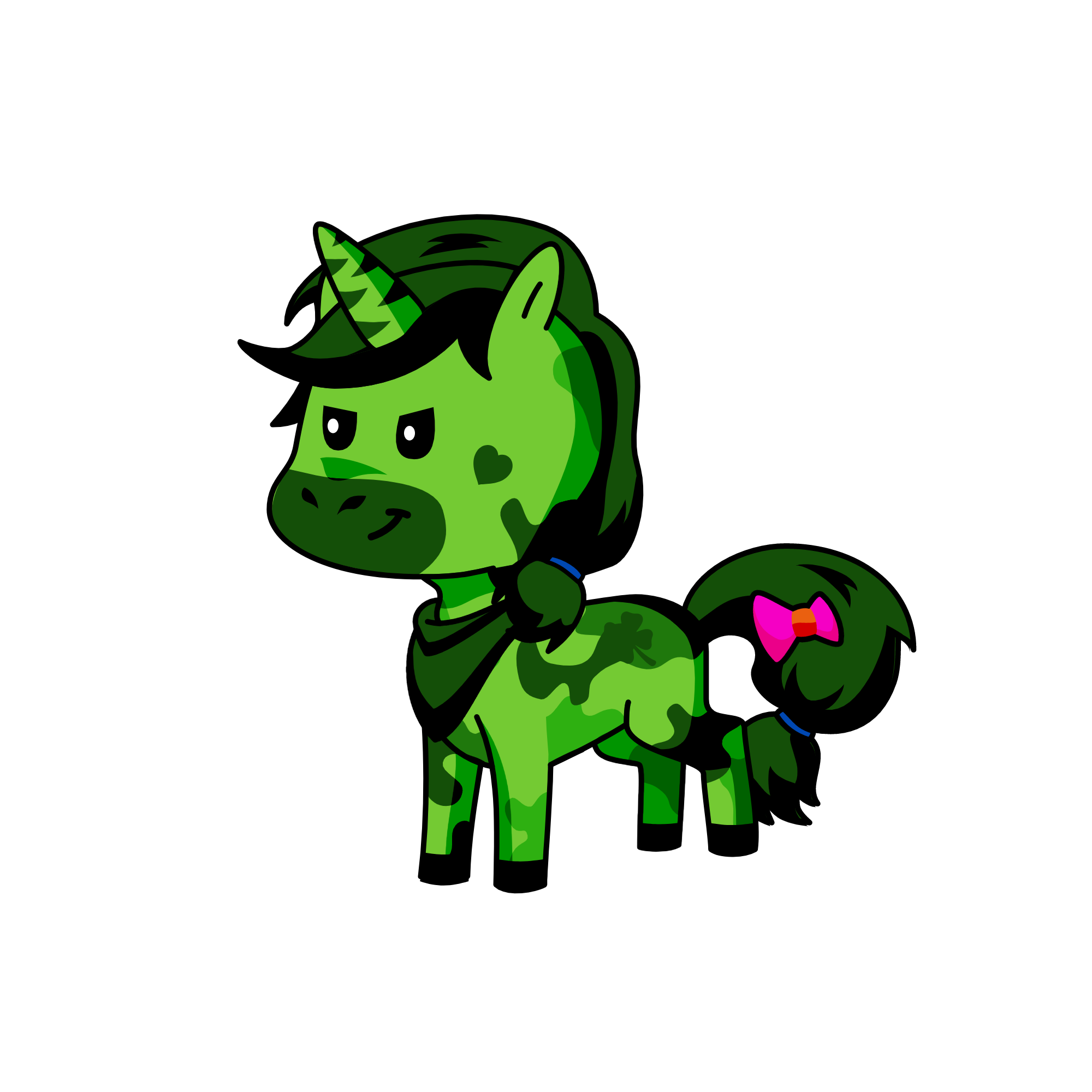 Camo, the unicorn