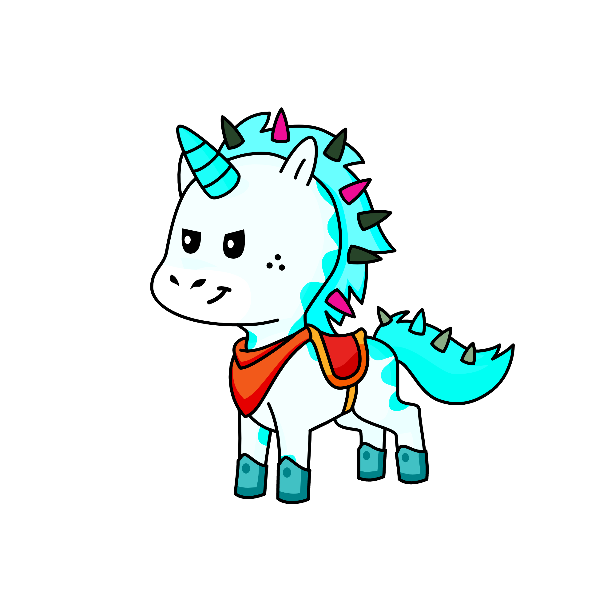 dark shawdow, the unicorn