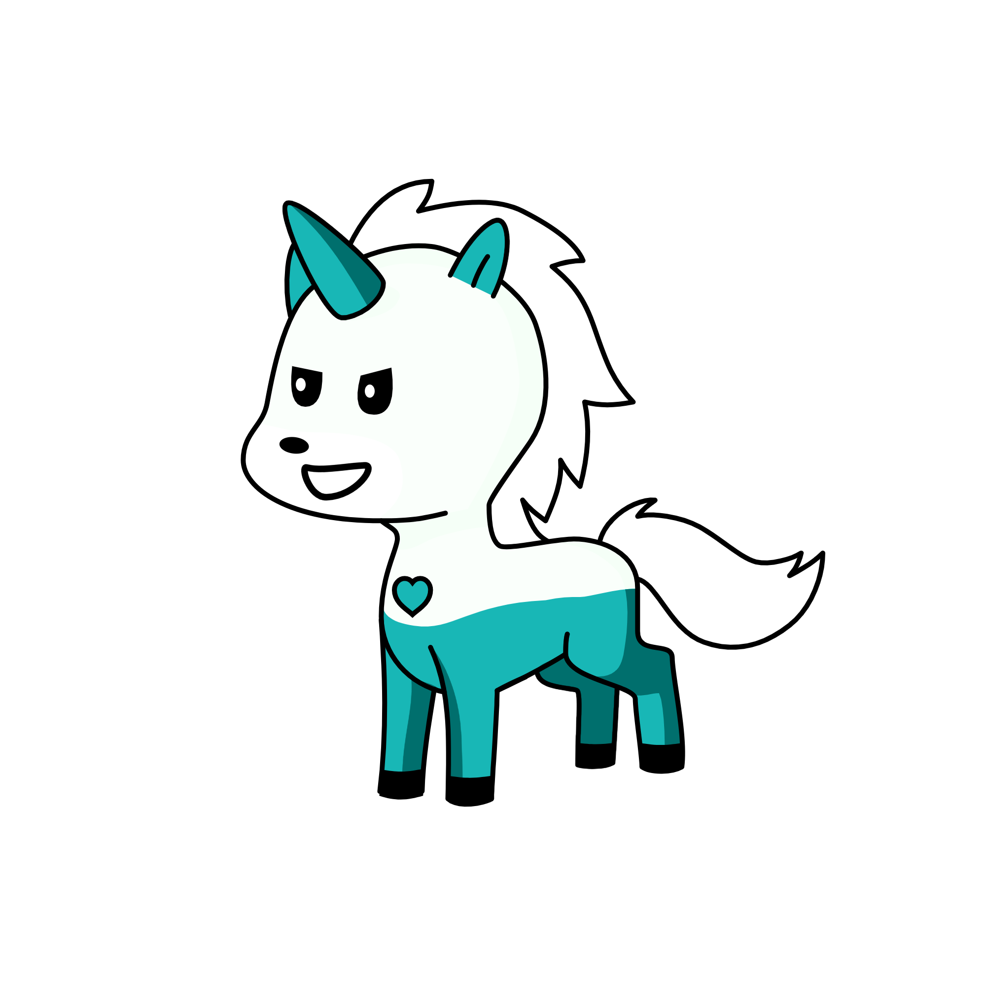 Sans, the unicorn