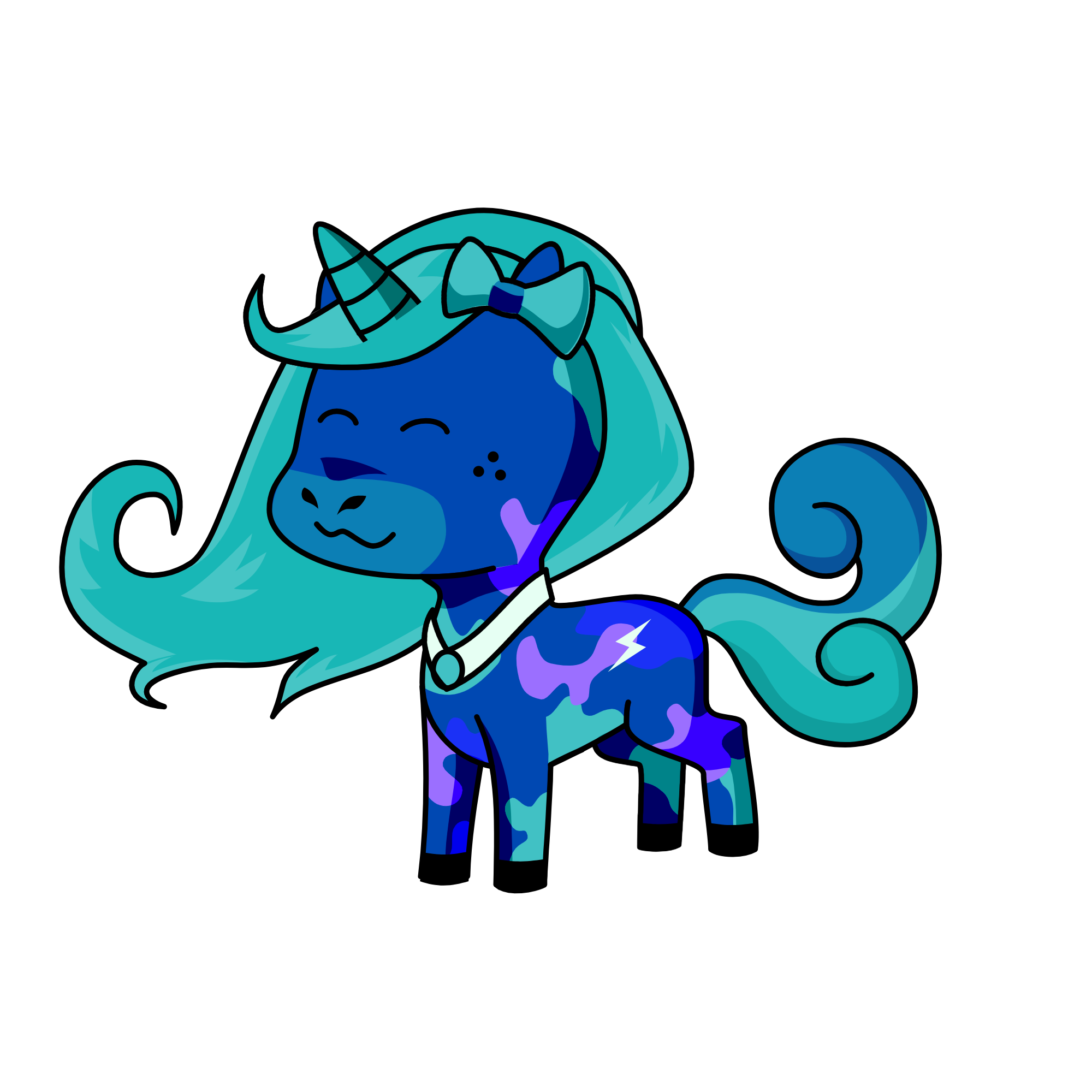 Sky, the unicorn