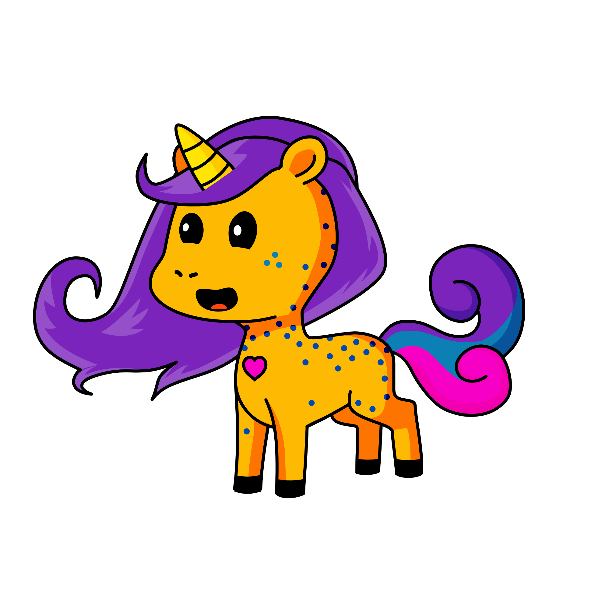 Spot, the unicorn