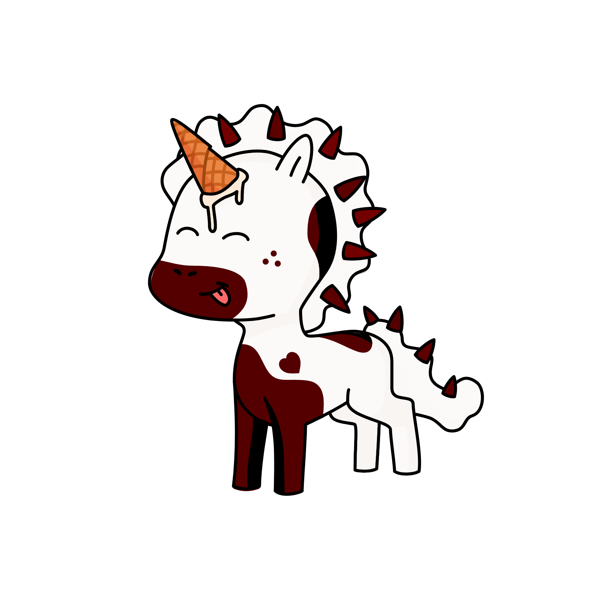 Chocolate Frosty , the unicorn