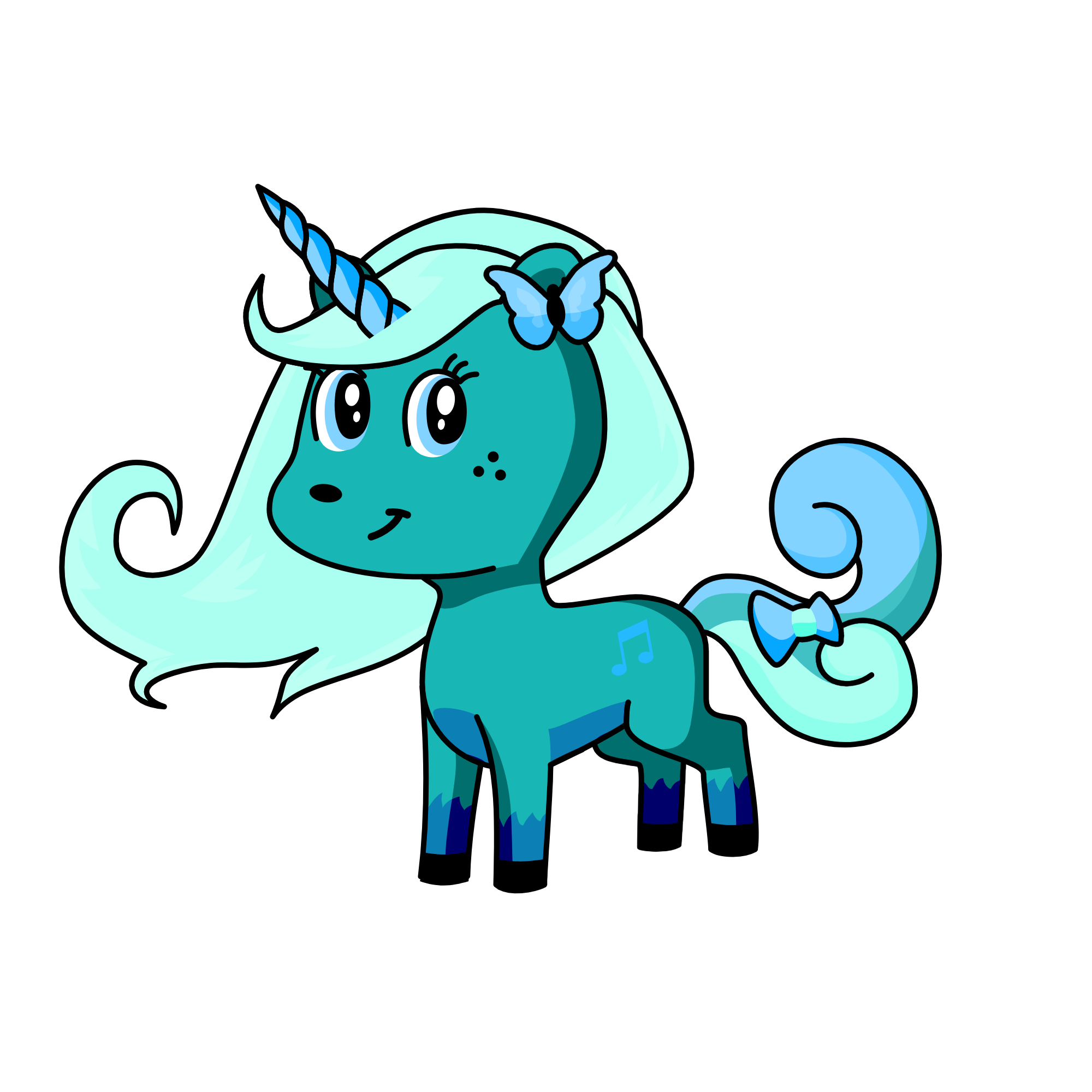 Sky, the unicorn