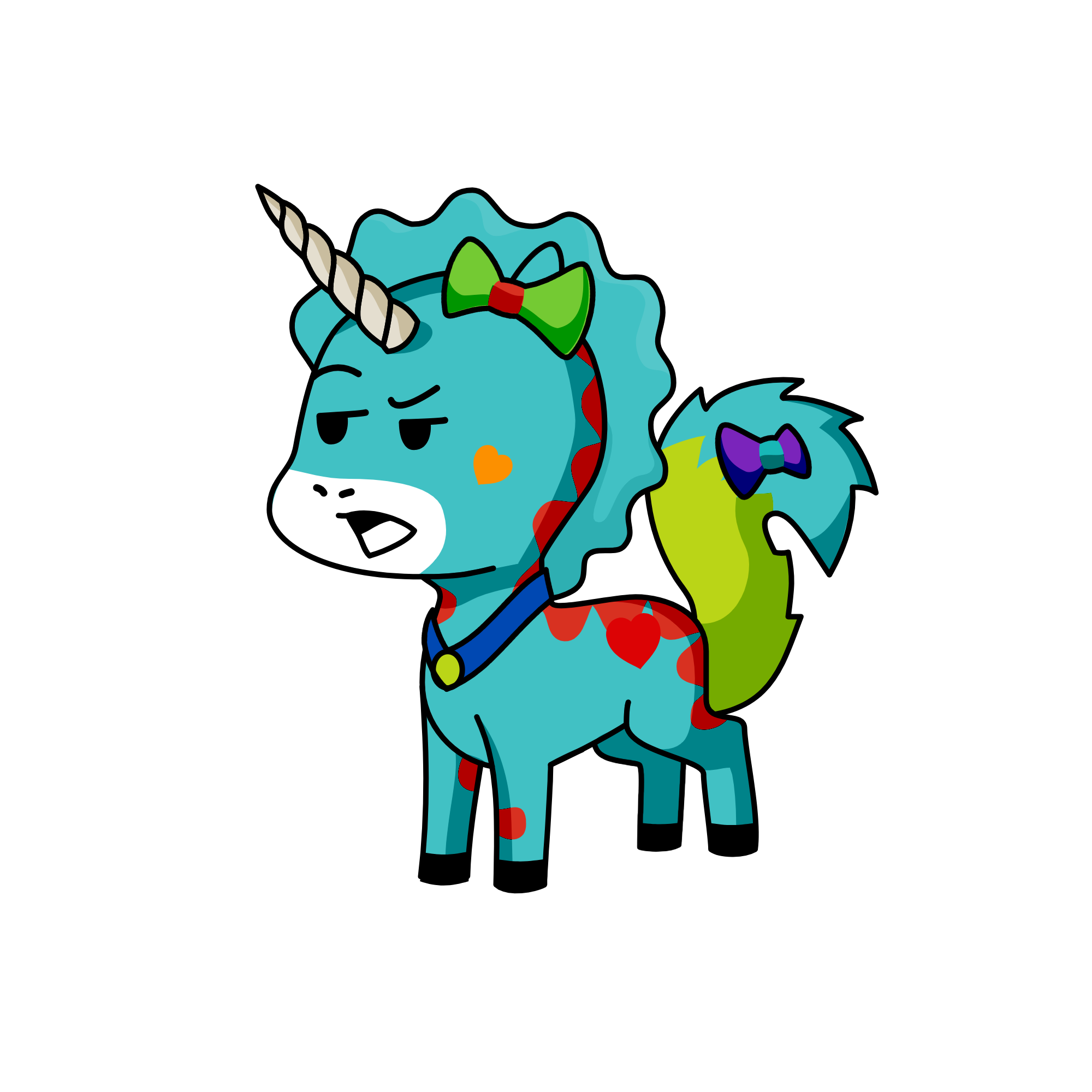 =_=, the unicorn