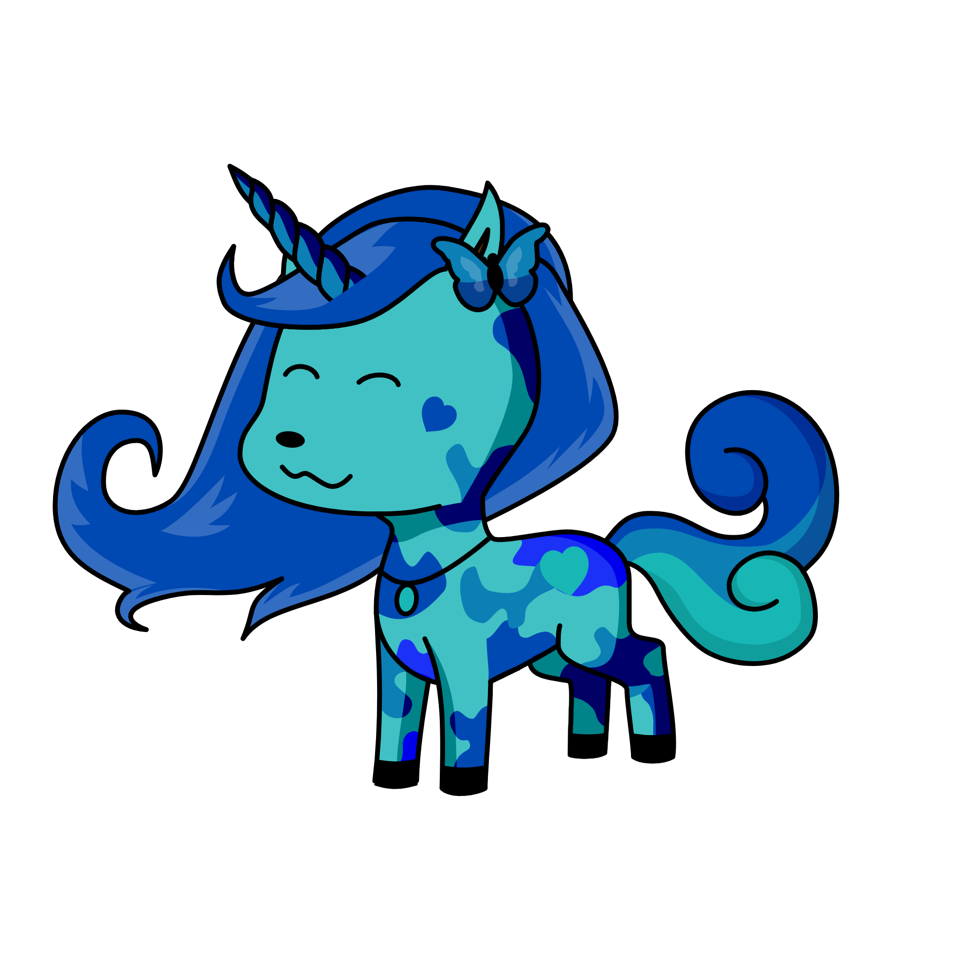 Sky, the unicorn