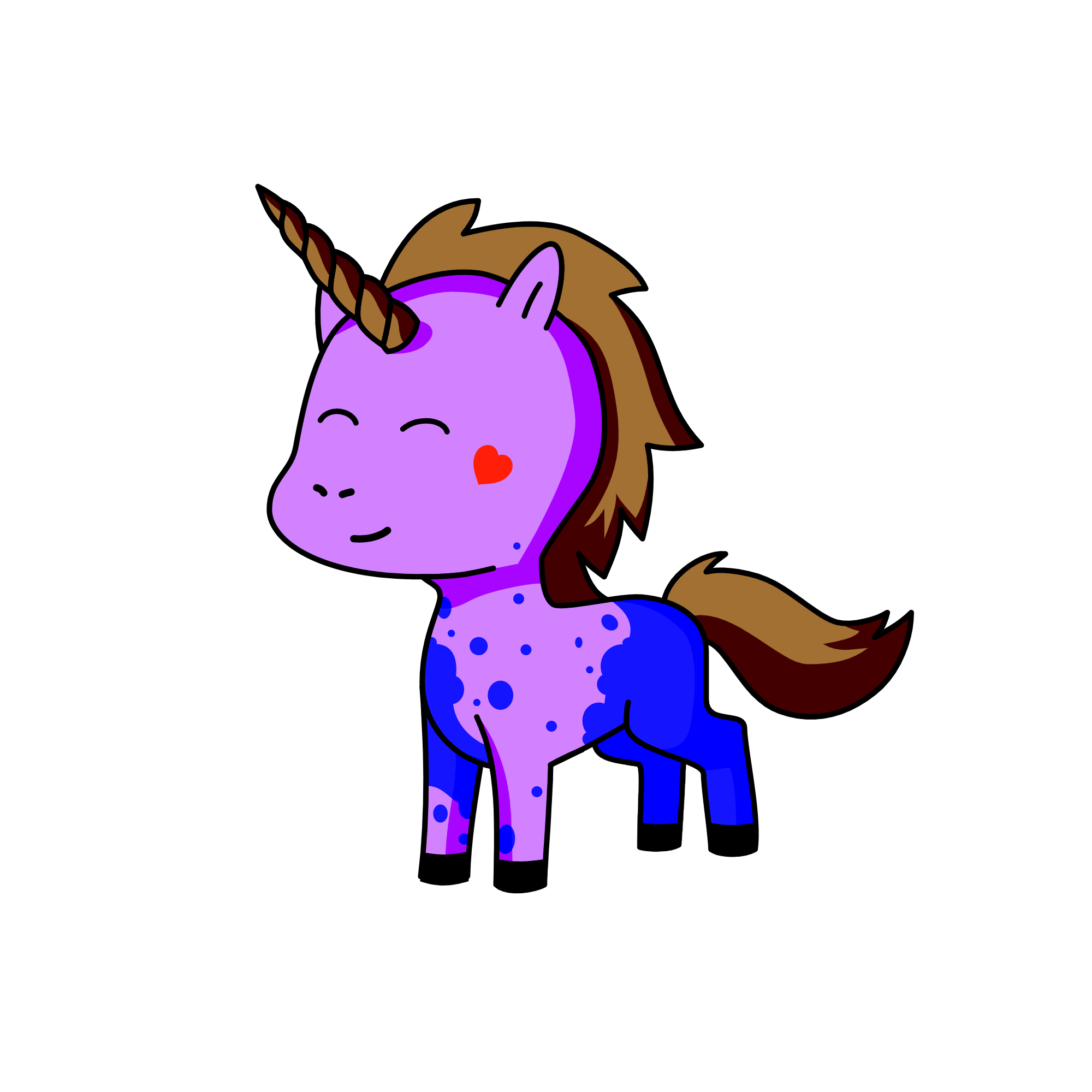 undertale frisk, the unicorn