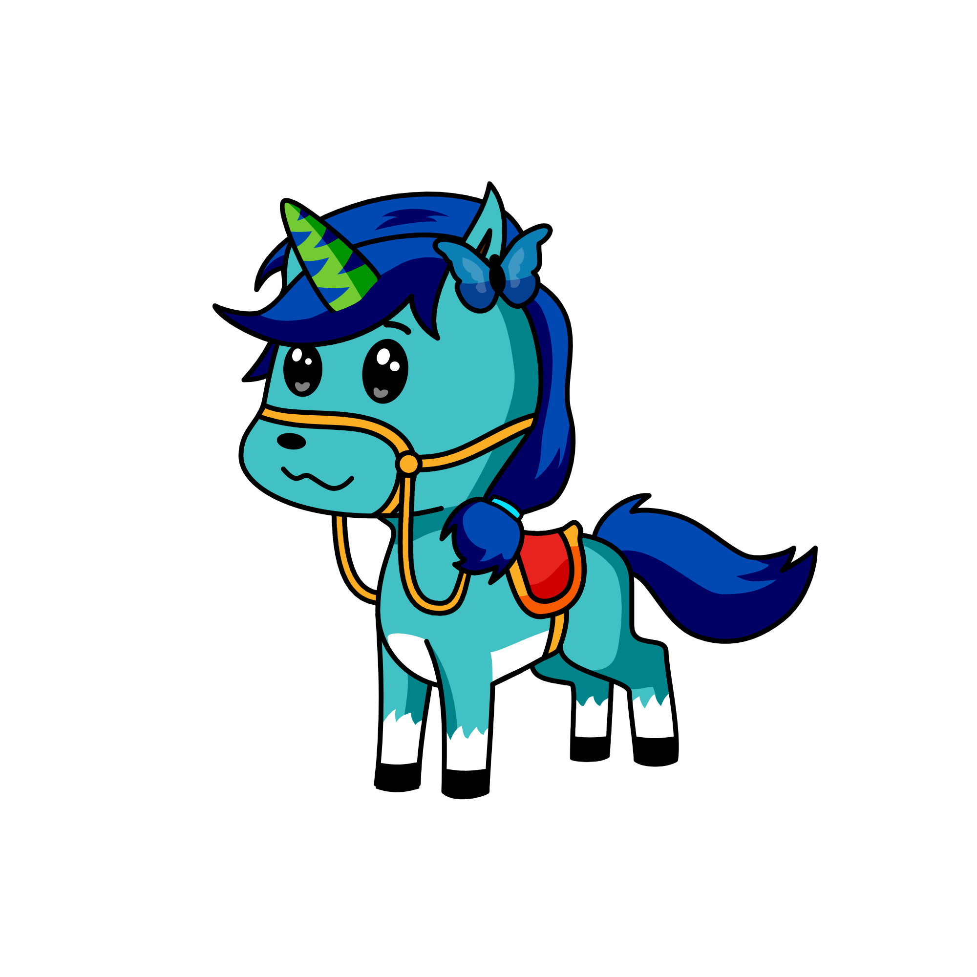 Captive, the unicorn