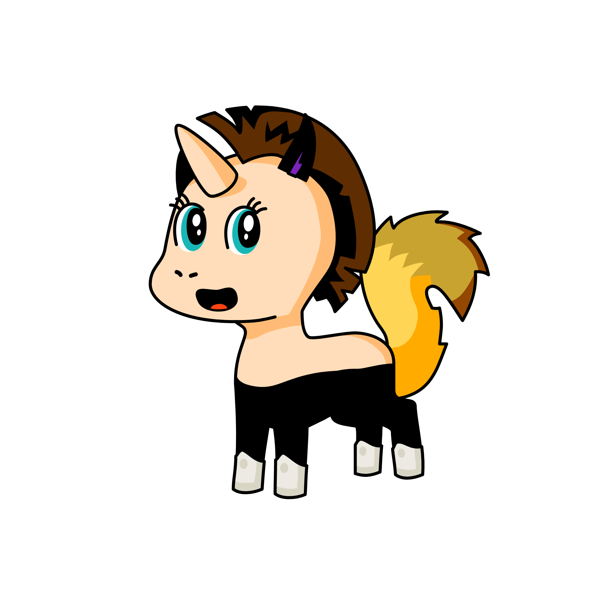 Duddy, the unicorn