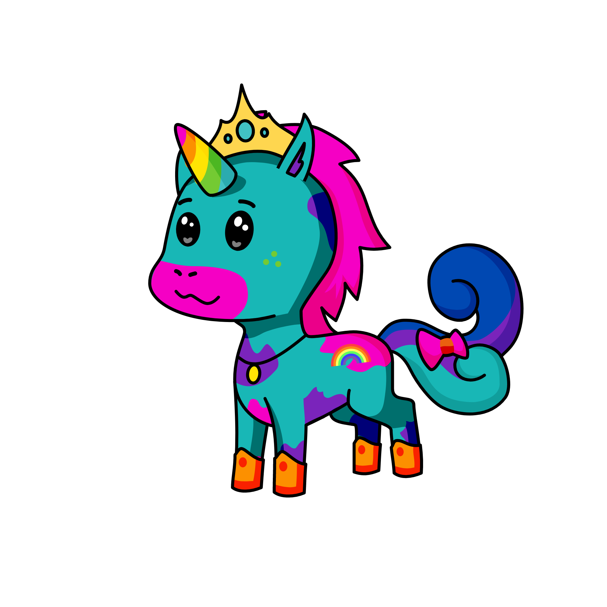 Cutey, the unicorn