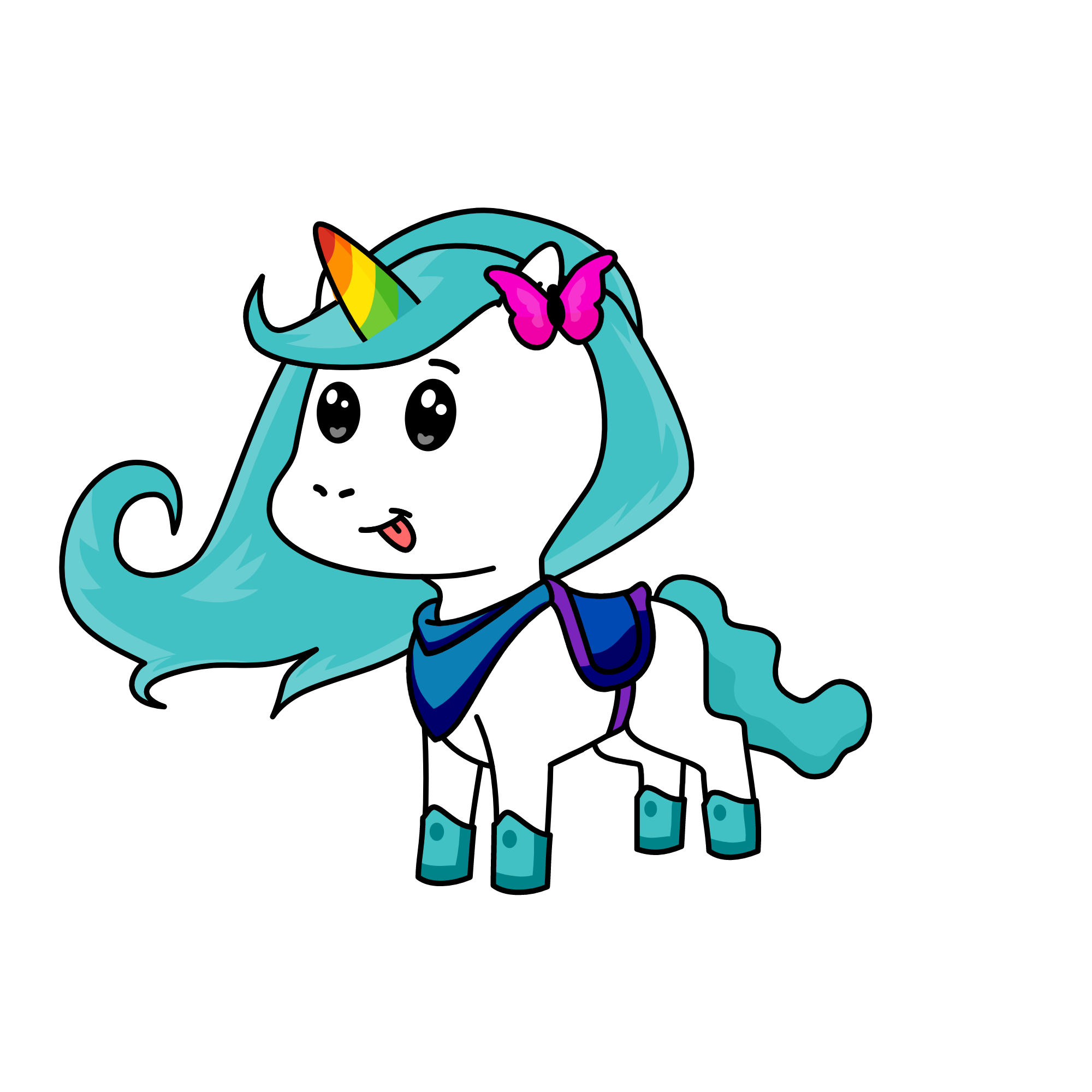 winter, the unicorn