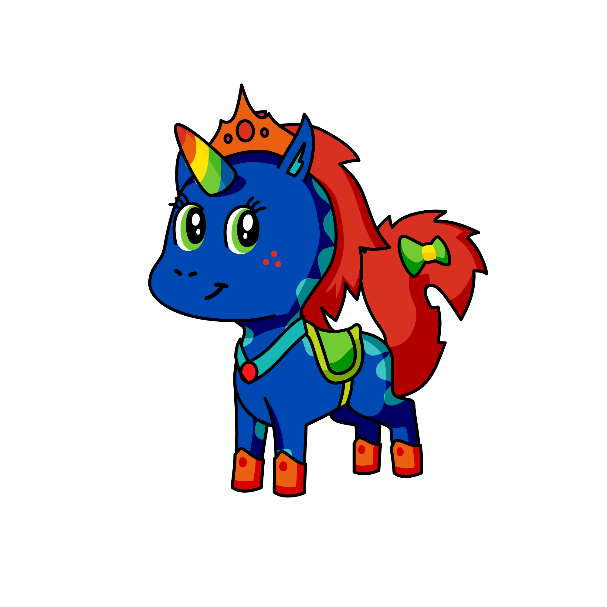 Spikes, the unicorn