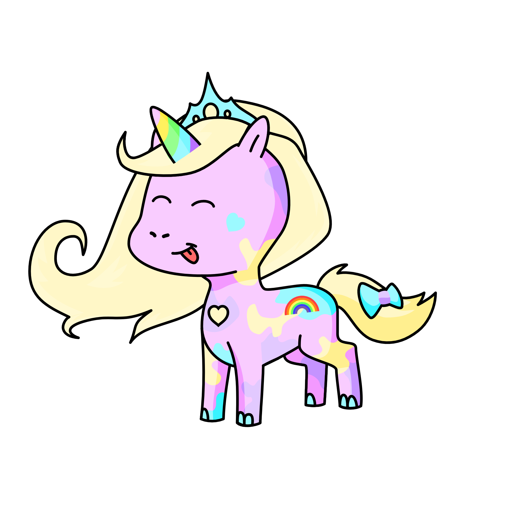 rain (○’ω’○), the unicorn