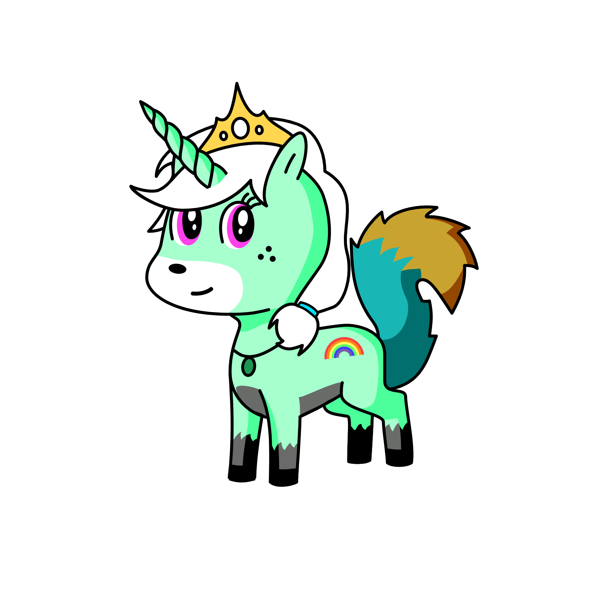 Elle, the unicorn
