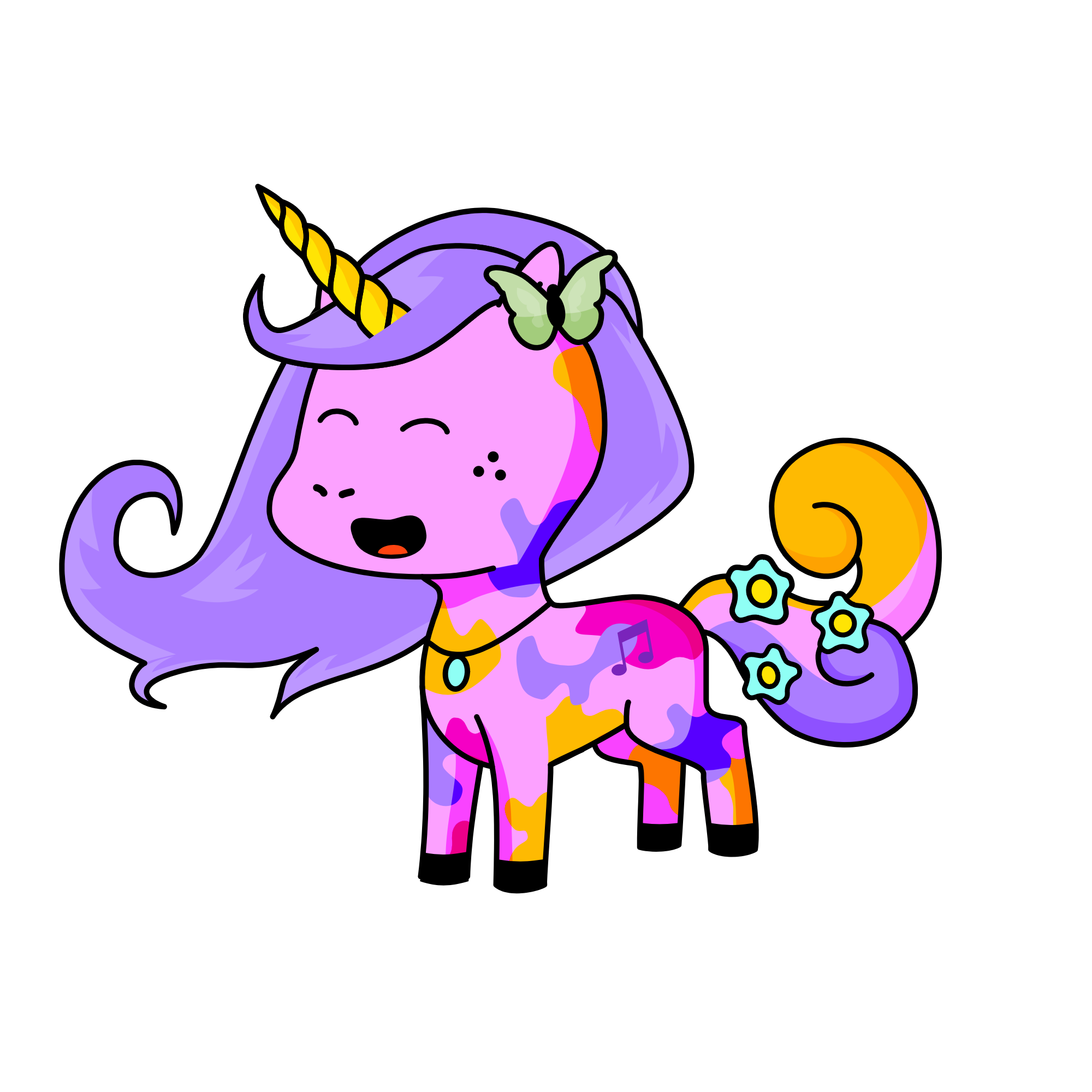 Candy queen, the unicorn