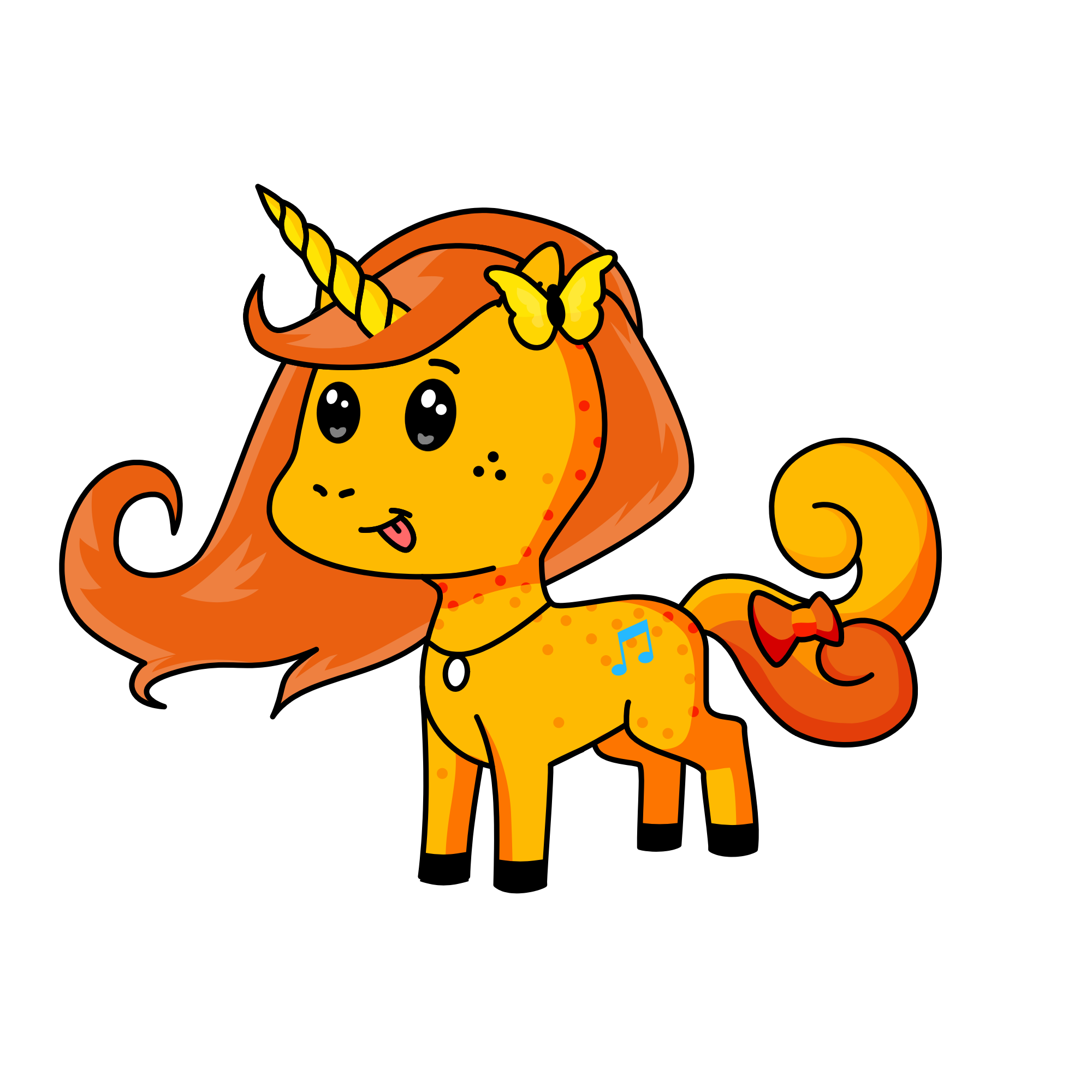 Honey , the unicorn