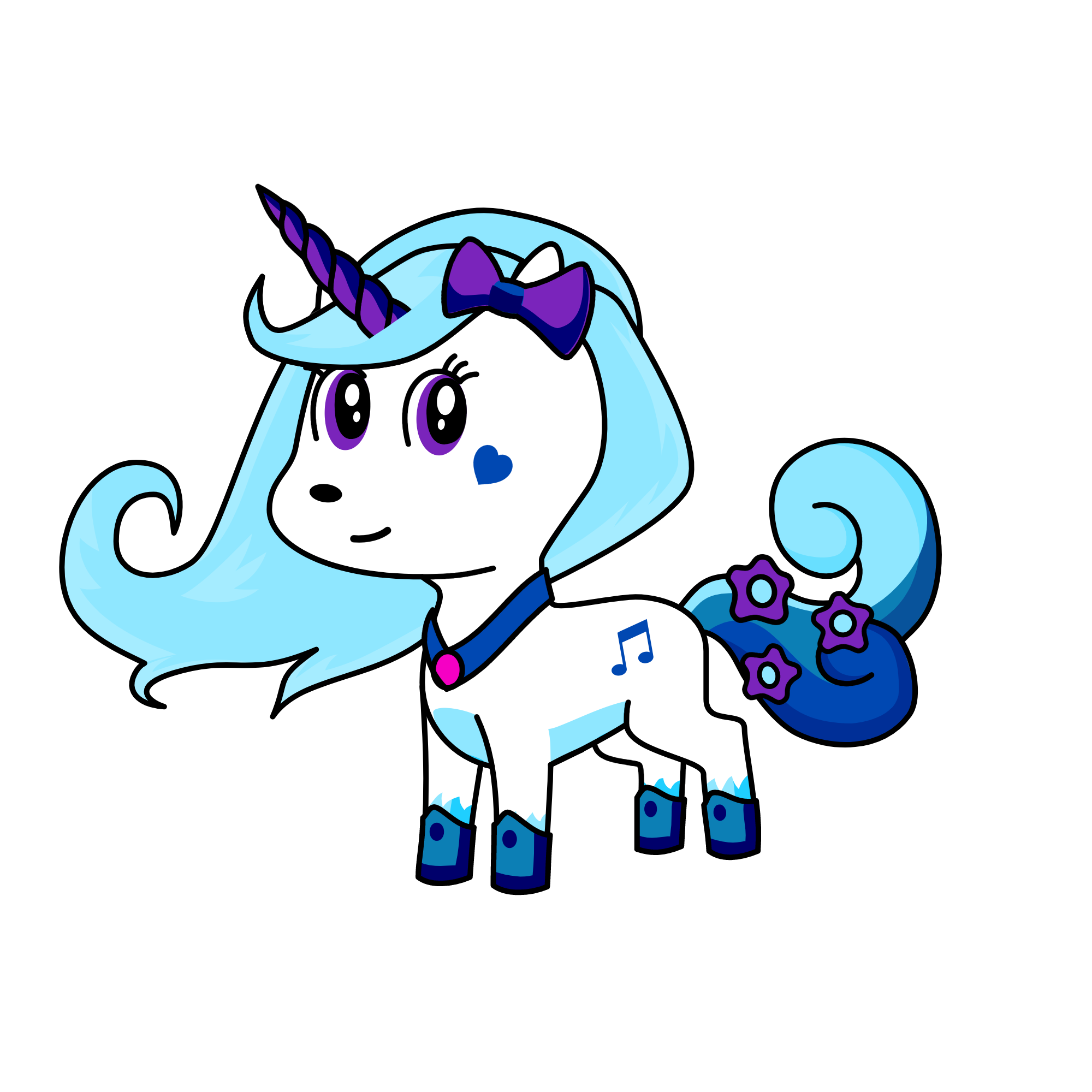 Luna_darkmoon, the unicorn