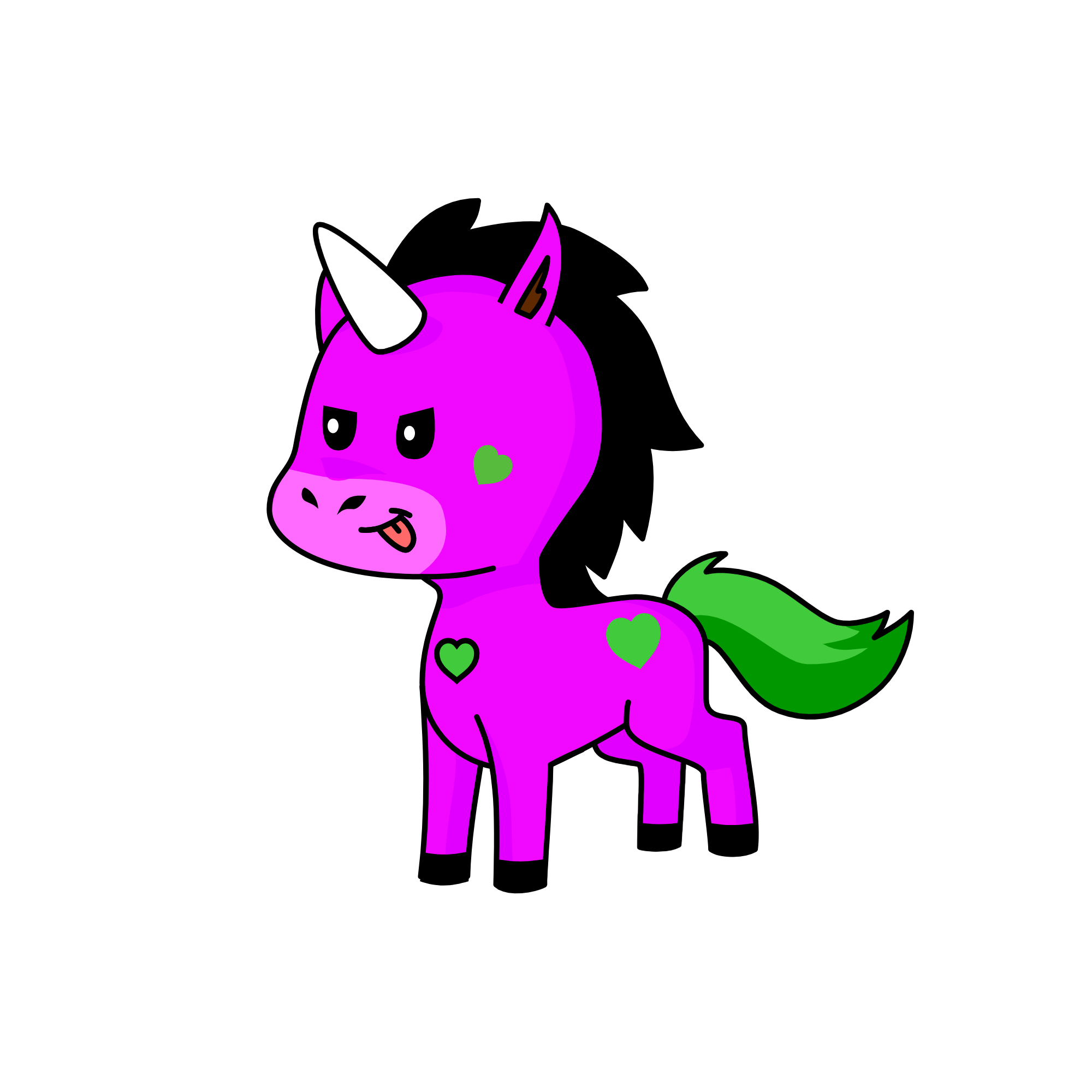 that one mean unicorn, the unicorn