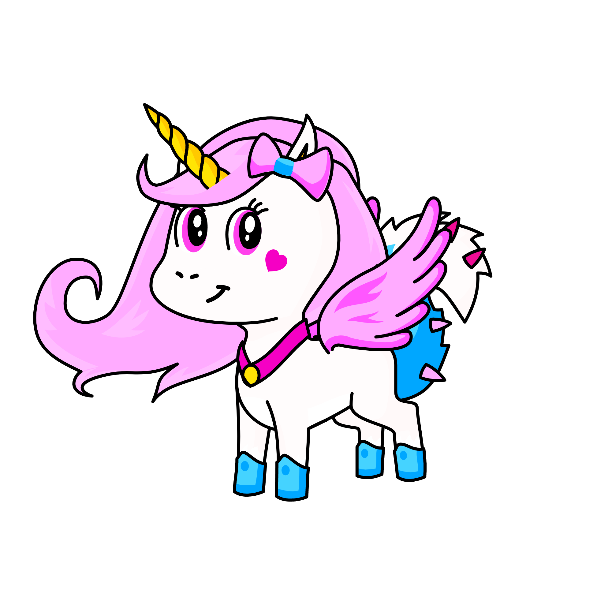 Snowy, the unicorn