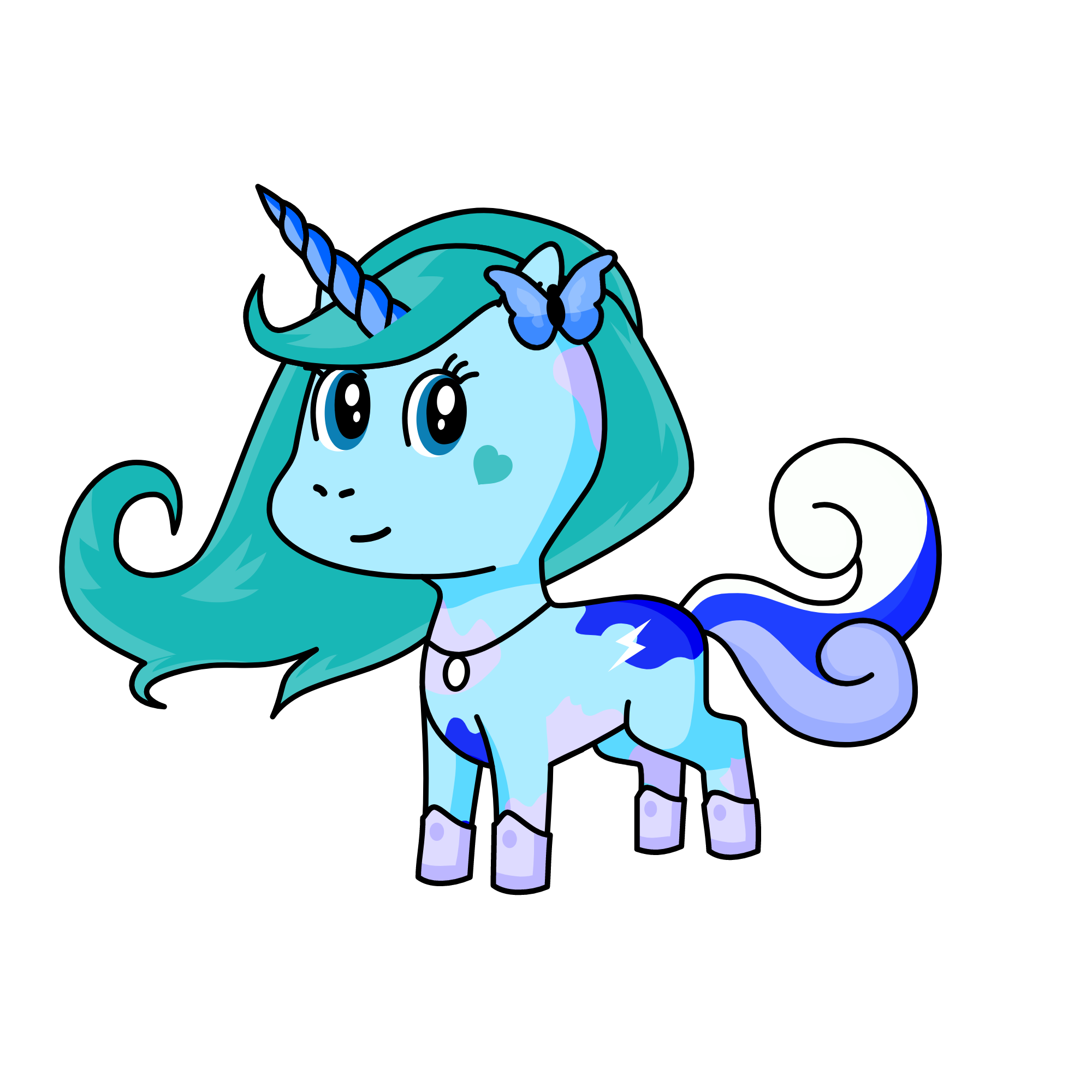 Mint, the unicorn