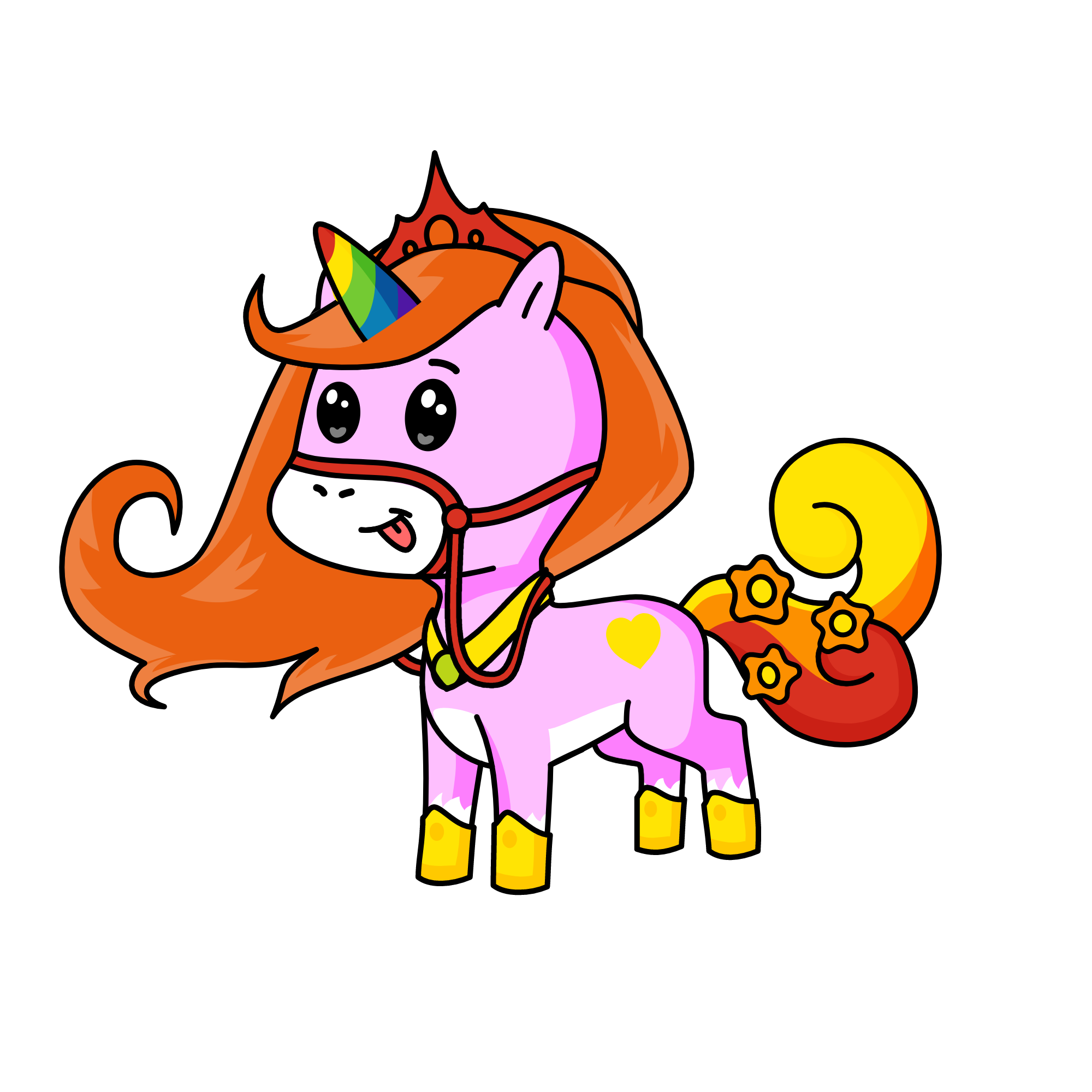 Rainbow Unicorn, the unicorn