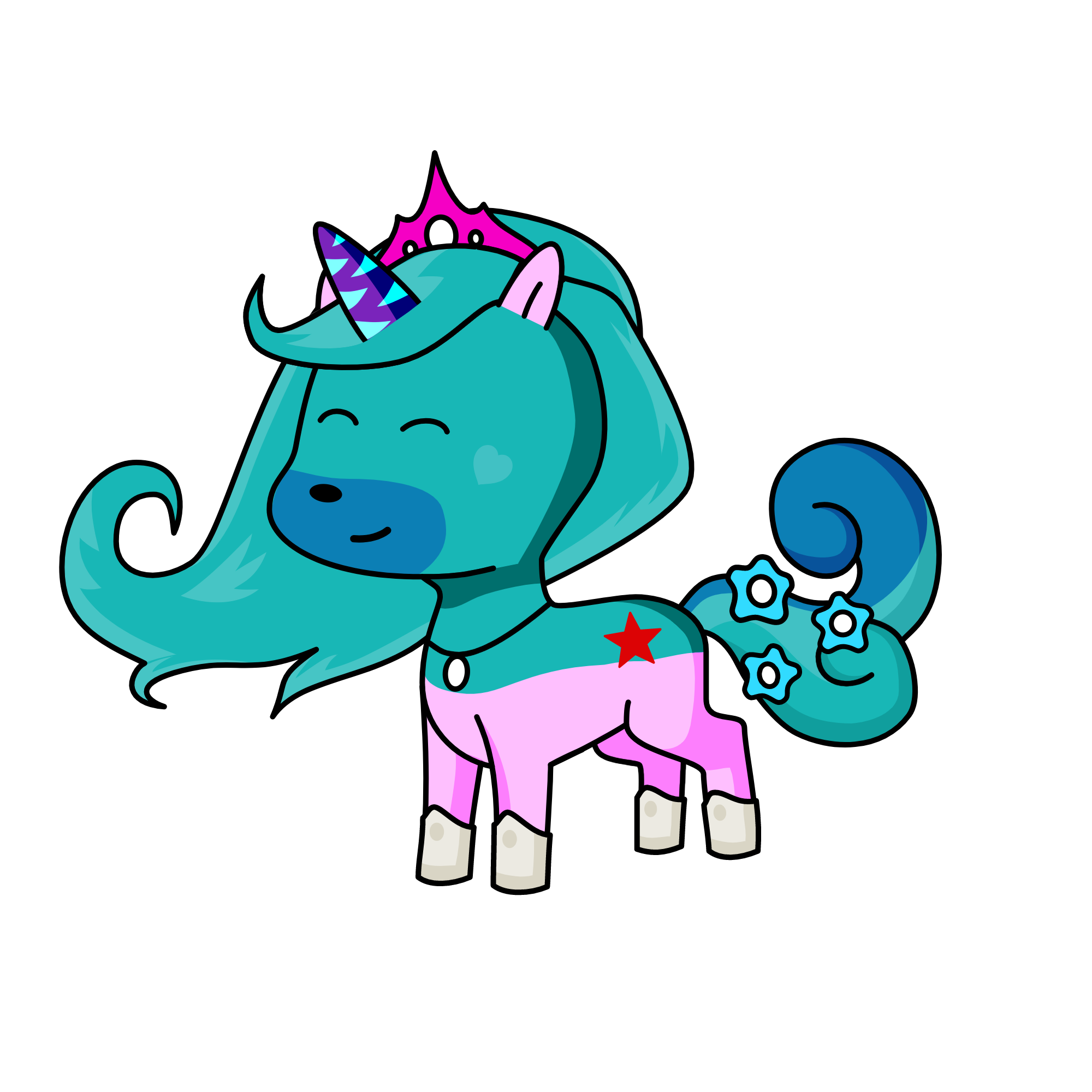 snowy [is the best] , the unicorn