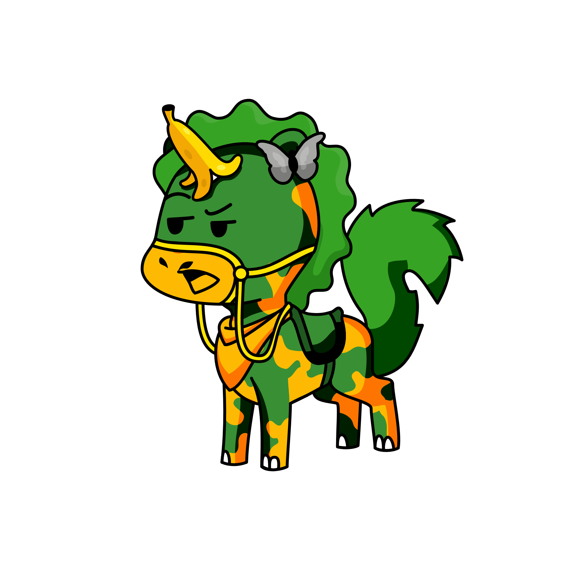 Banna Barf, the unicorn