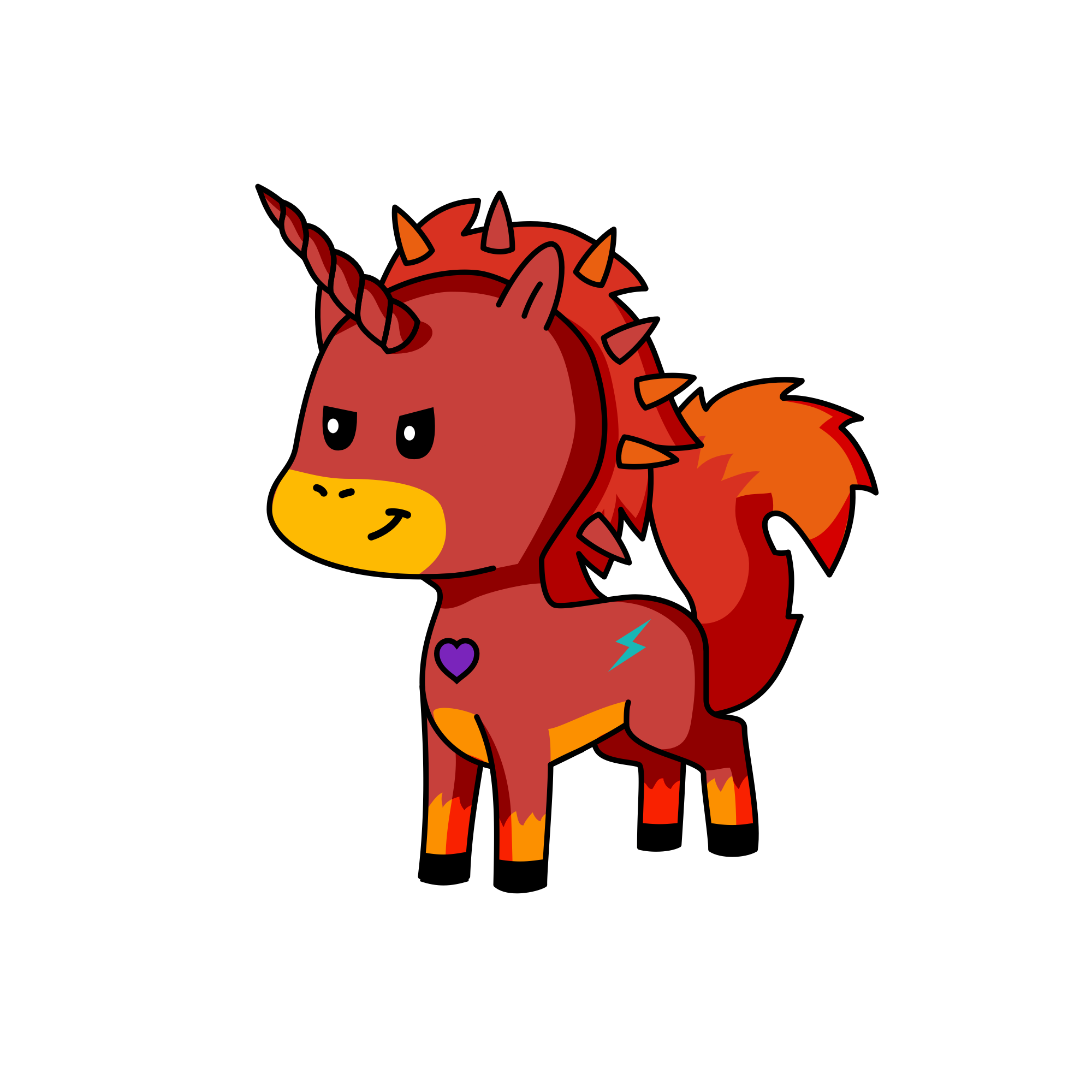 Fire Unicorn, the unicorn