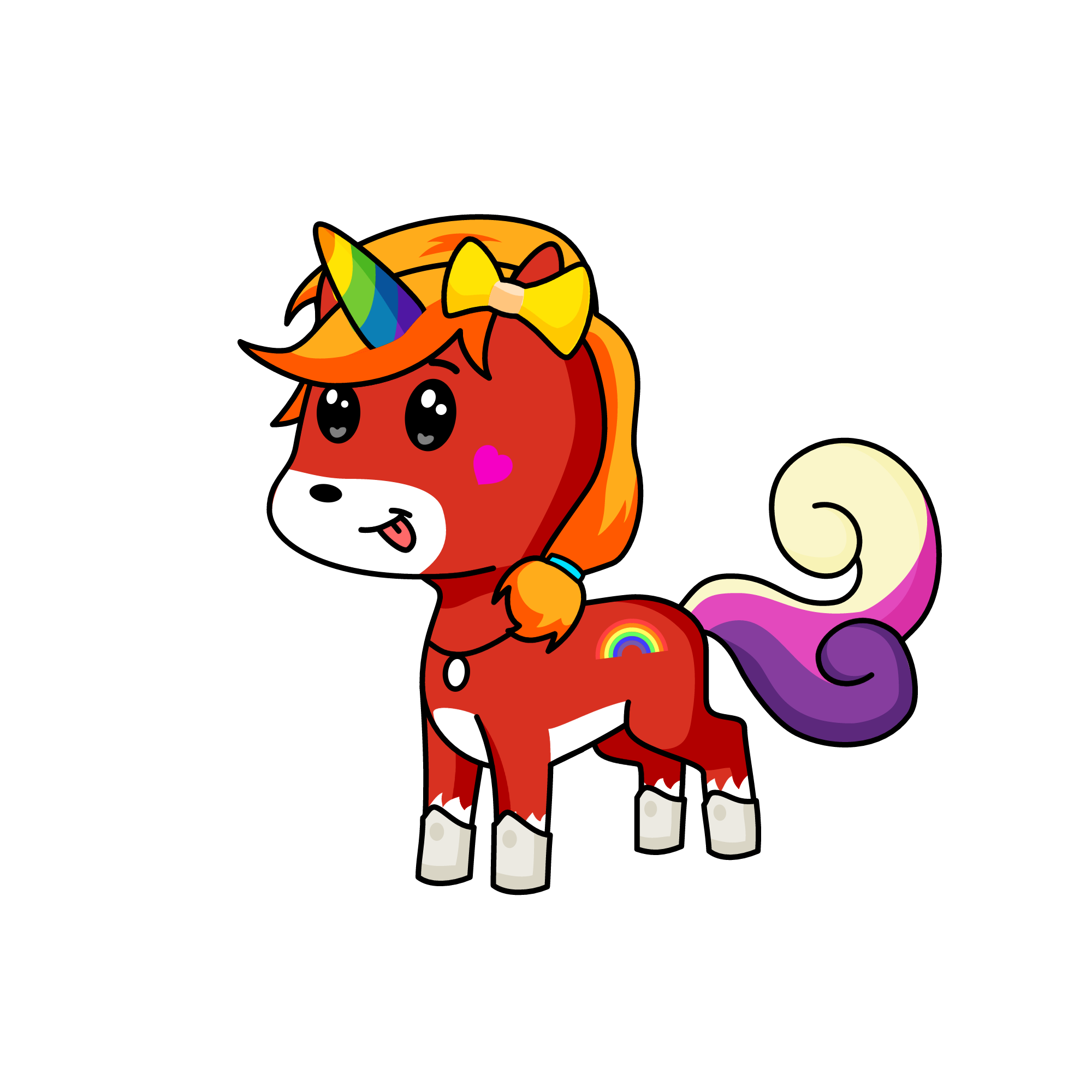 rainbow, the unicorn