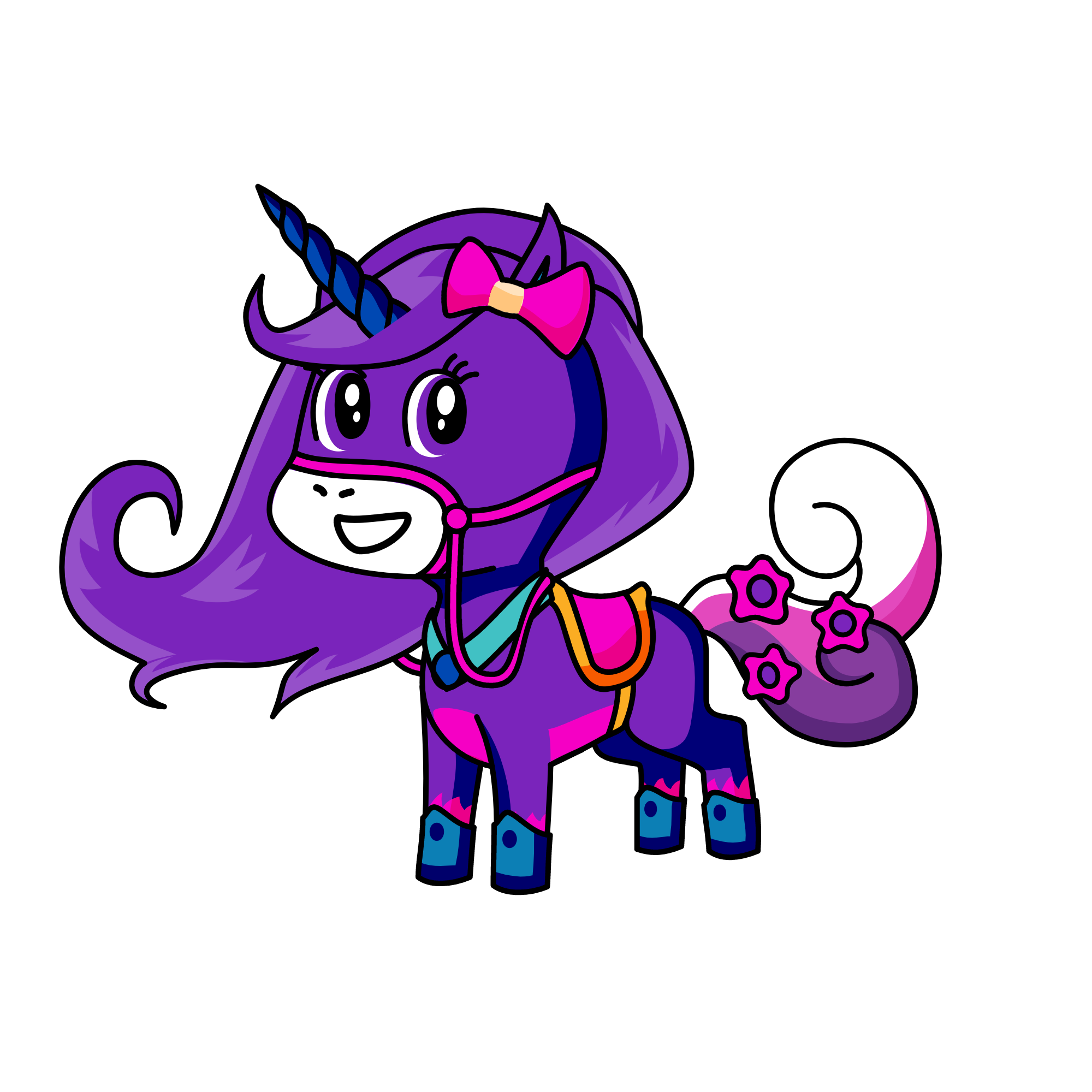 violet, the unicorn