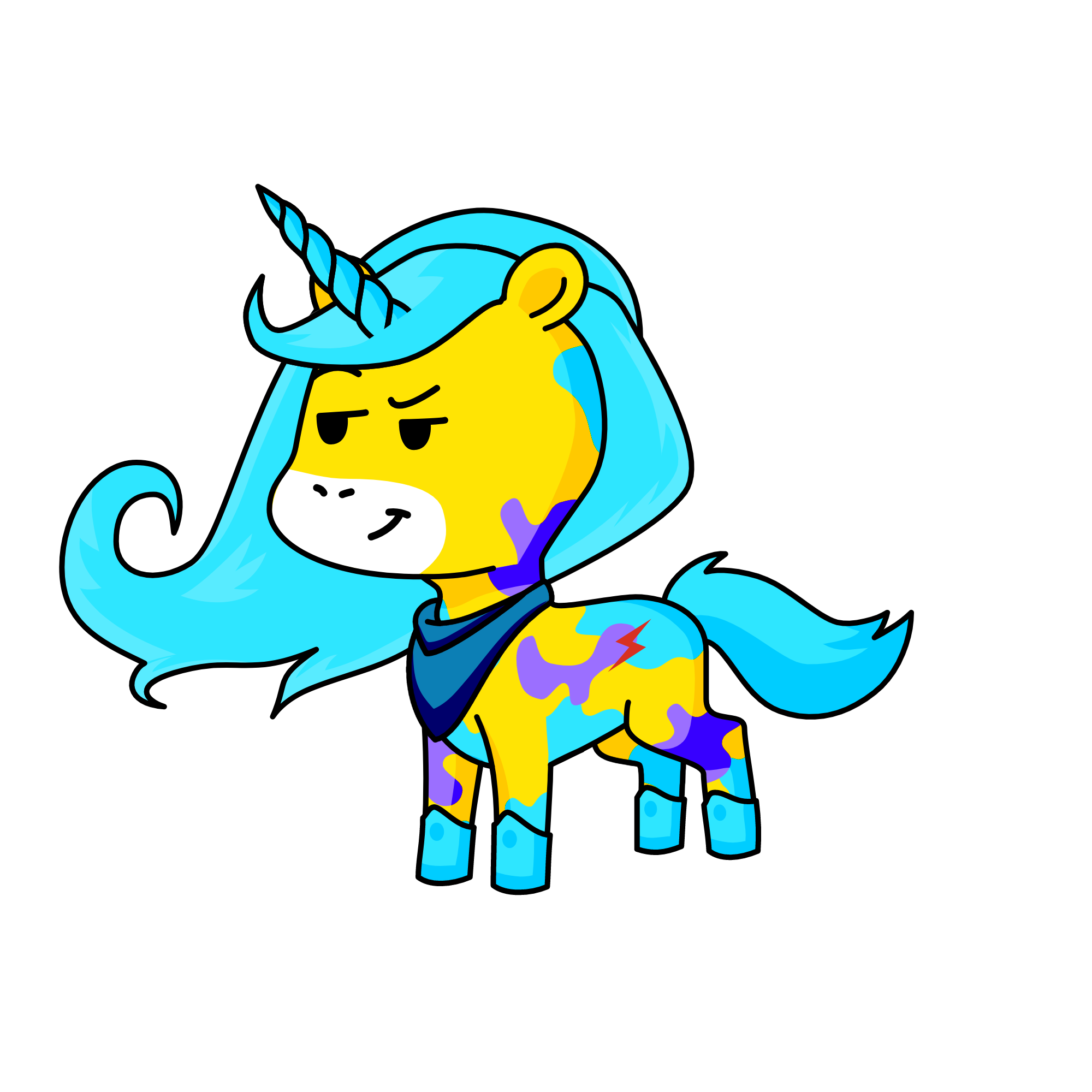 dasher, the unicorn