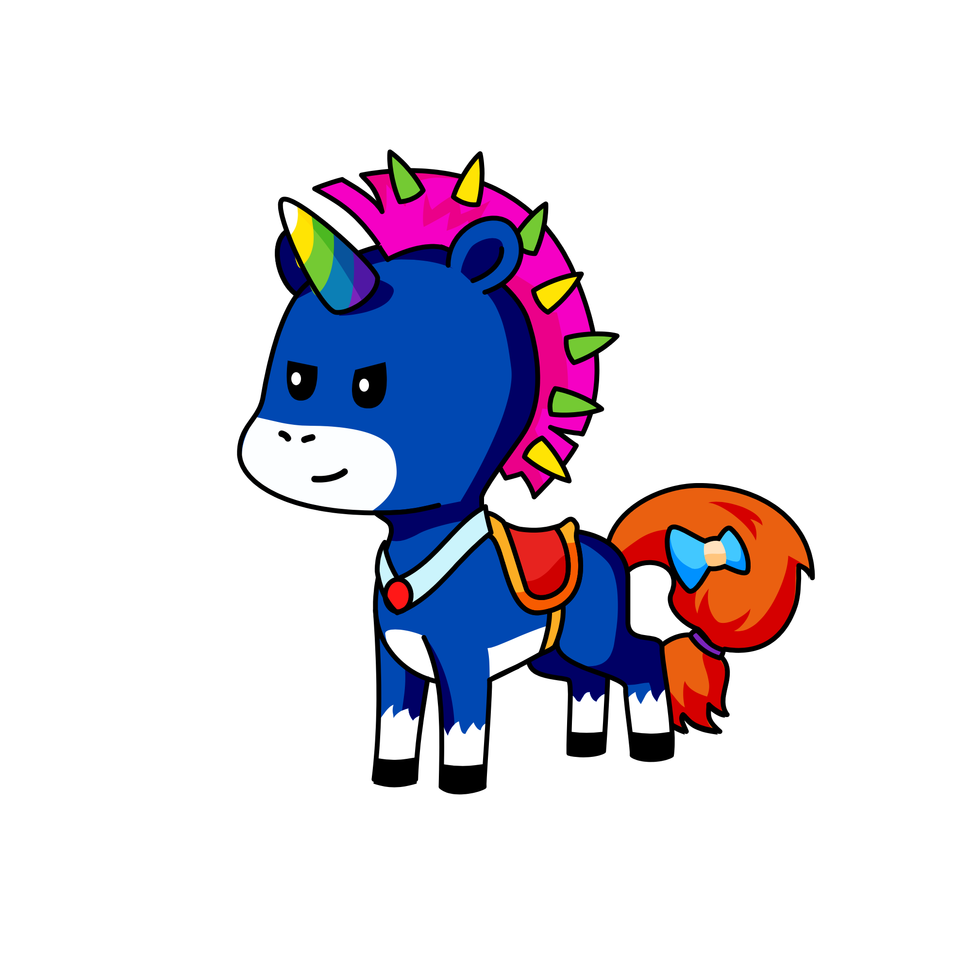 Spike, the unicorn