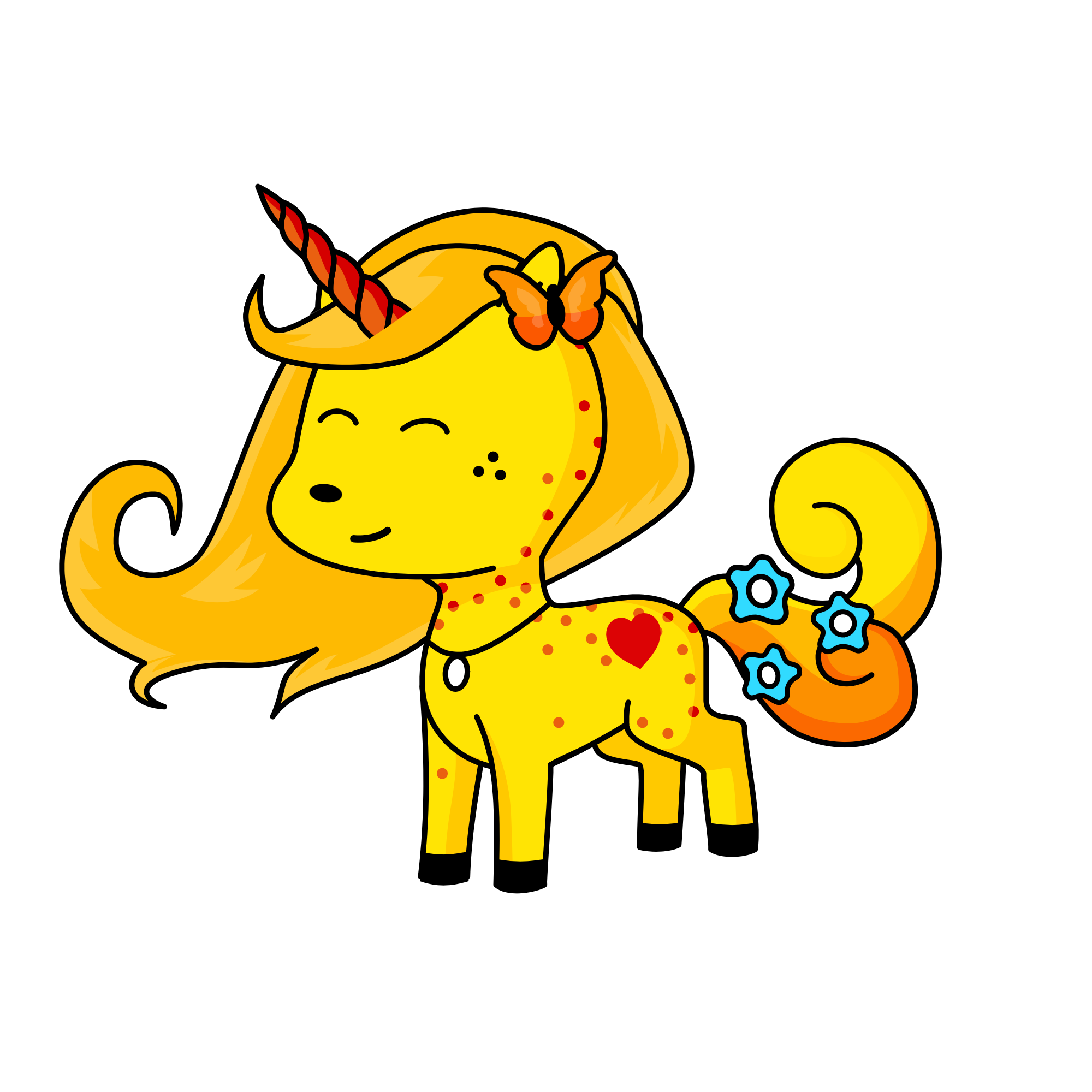 Chickie, the unicorn