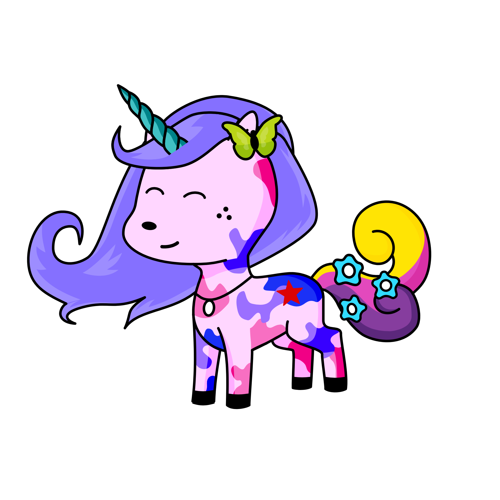 Beautiful , the unicorn